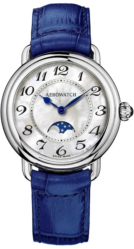 Aerowatch 43960-AA02 1942 1942 MOON PHASES - zdjęcie 1
