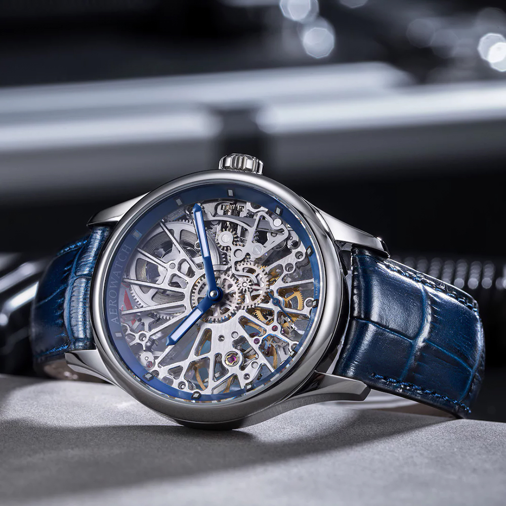 zegarek Aerowatch 50981-AA11 srebrny Renaissance - miniatura 2