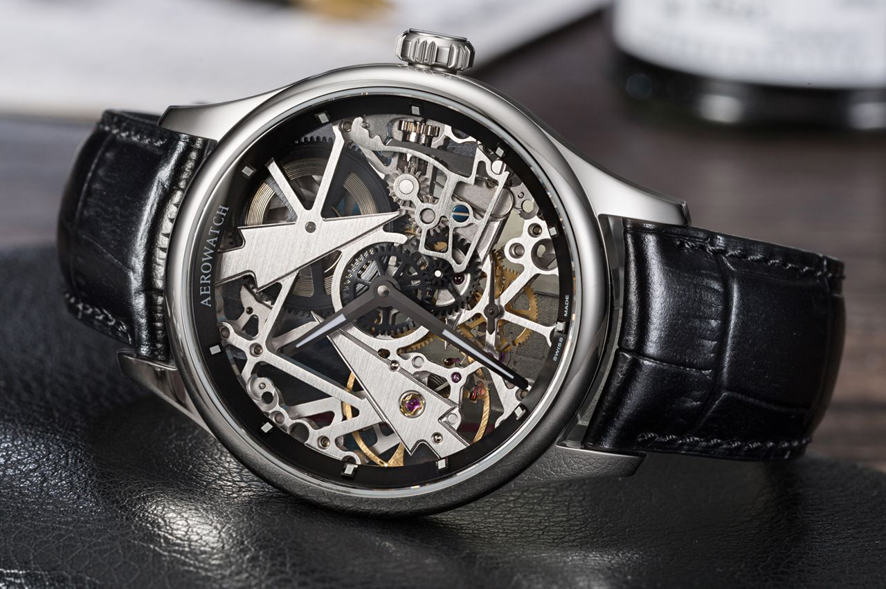 zegarek Aerowatch 50981-AA12 srebrny Renaissance - miniatura 4