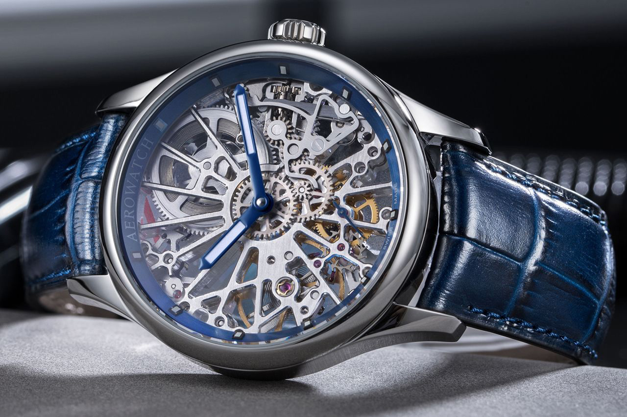zegarek Aerowatch 50981-AA19 srebrny Renaissance - miniatura 6