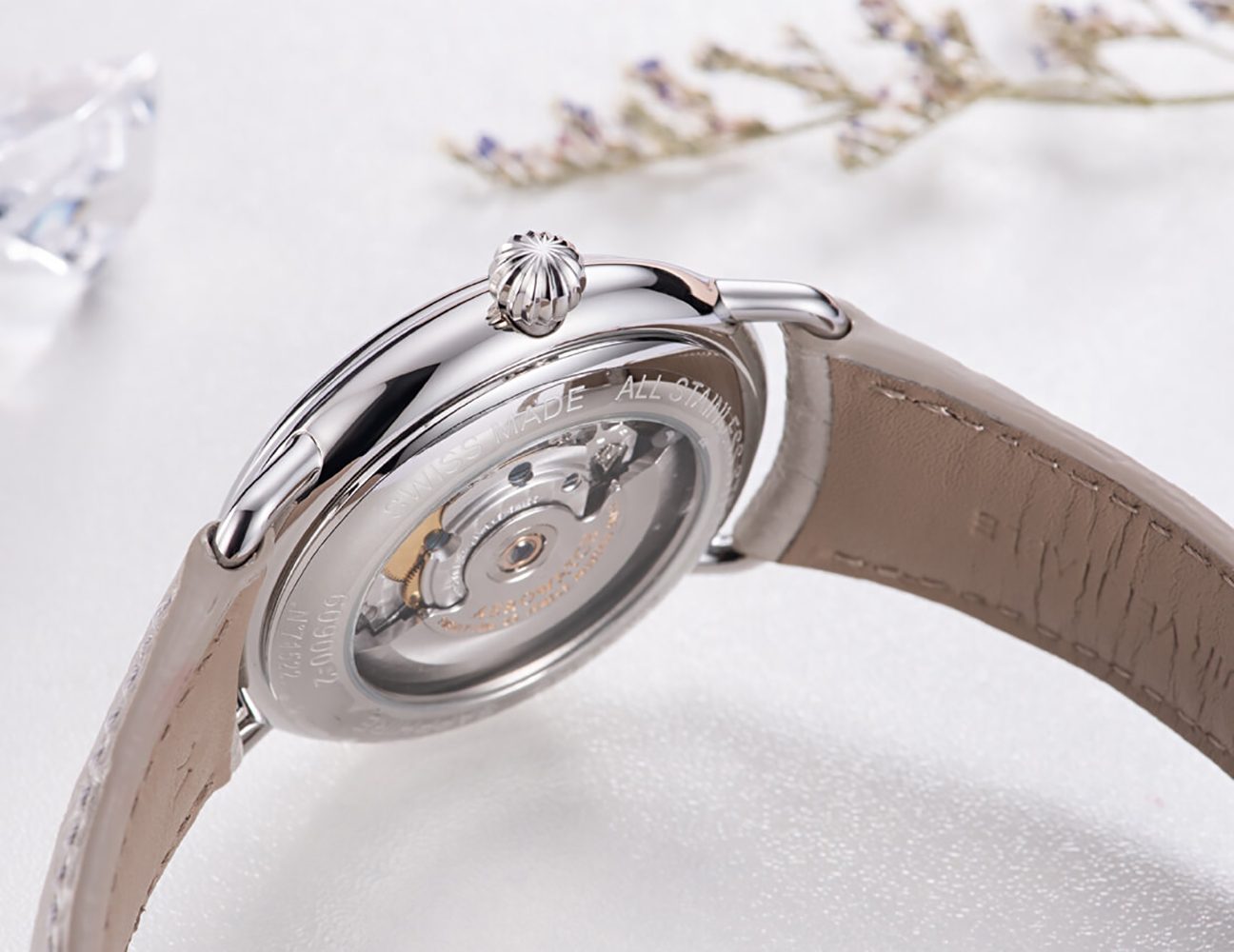 zegarek Aerowatch 60900-AA24 automatyczny męski 1942 1942 LADY AUTOMATIC - miniatura 5