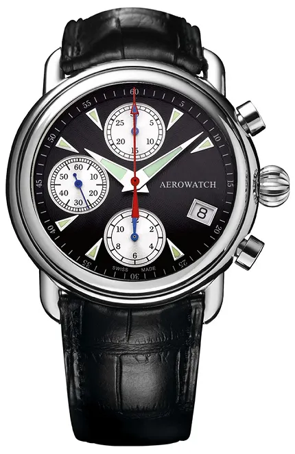 Aerowatch 61901-AA08 1942 1942 CHRONO - zdjęcie 1