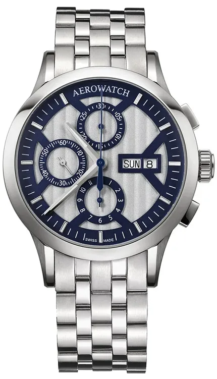 Aerowatch 61968-AA04-M Les Grandes Classiques LES GRANDES CLASSIQUES CHRONOGRAPH - zdjęcie 1
