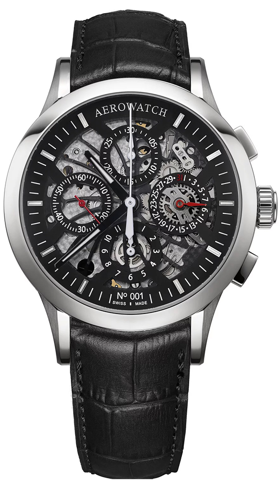 Aerowatch LES GRANDES CLASSIQUES CHRONOGRAPH 61968-AA05-SQ
