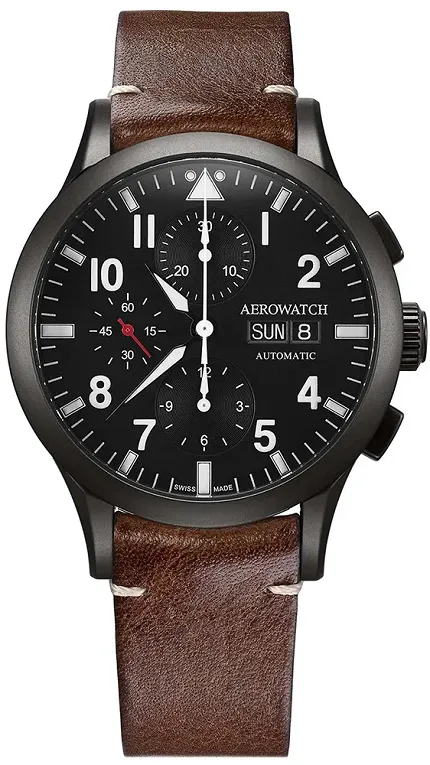 Aerowatch 61968-NO03 Les Grandes Classiques LES GRANDES CLASSIQUES PILOTE - zdjęcie 1