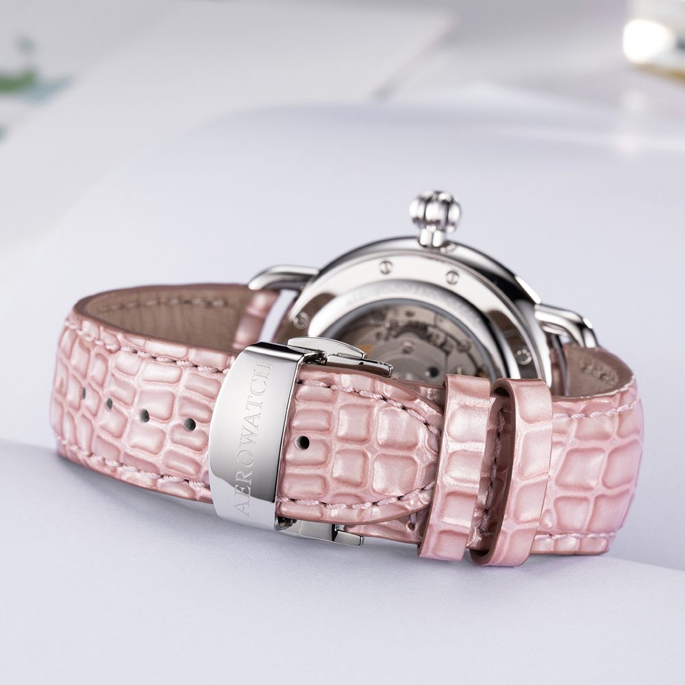 Aerowatch 77983-AA02-BR-RO 1942 MOON PHASES zegarek klasyczny 1942 - miniatura 4