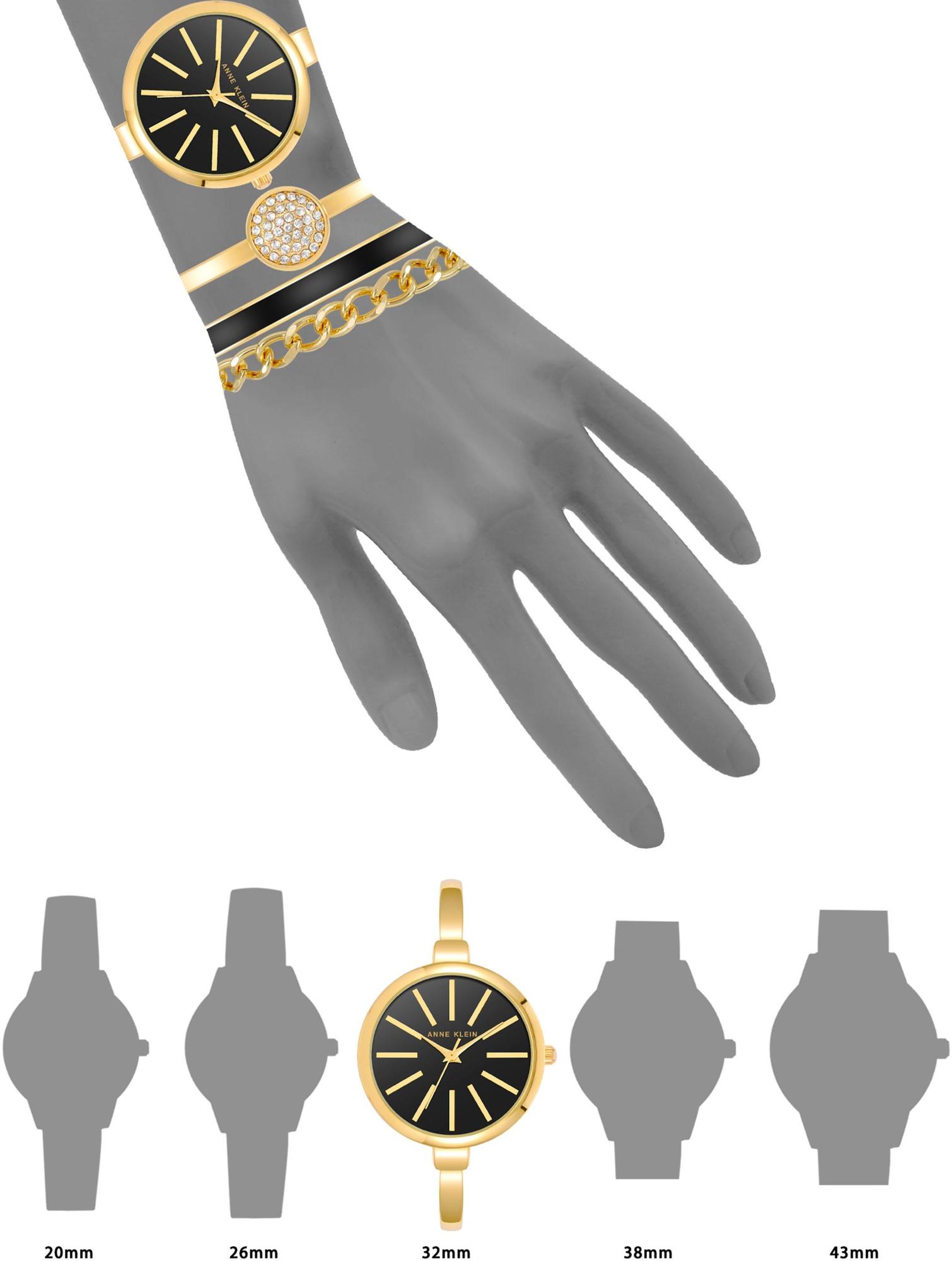 zegarek Anne Klein AK-1470GBST złoty Bransoleta - miniatura 7