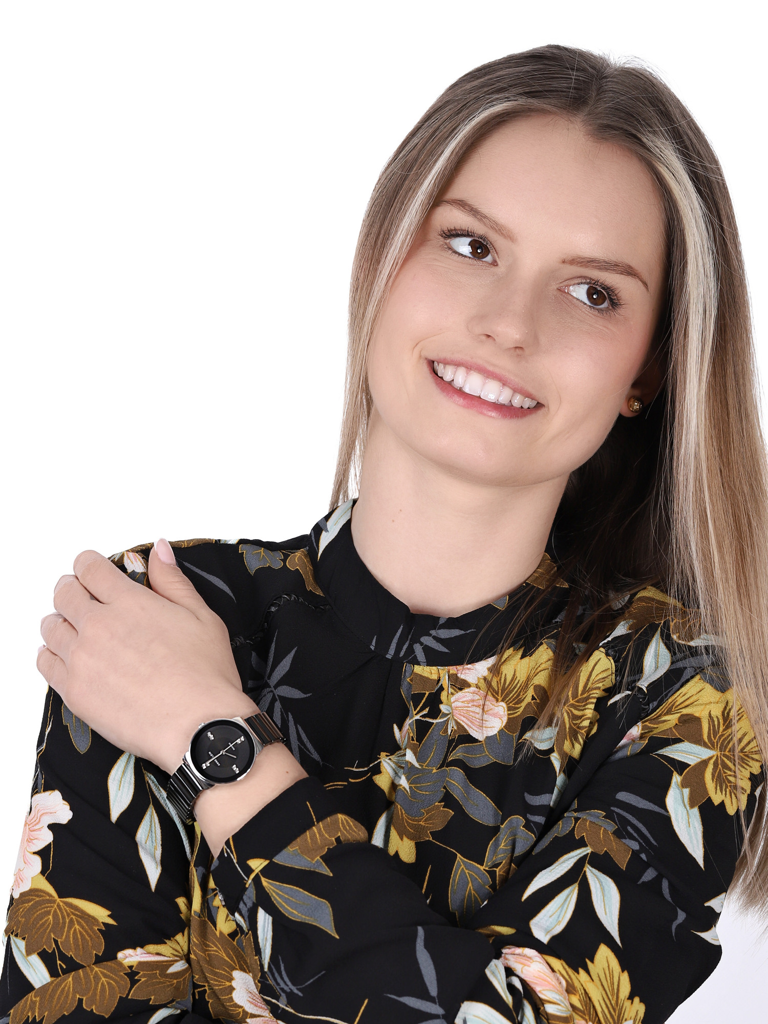 zegarek Anne Klein AK-2715BKSV kwarcowy damski Bransoleta - miniatura 2