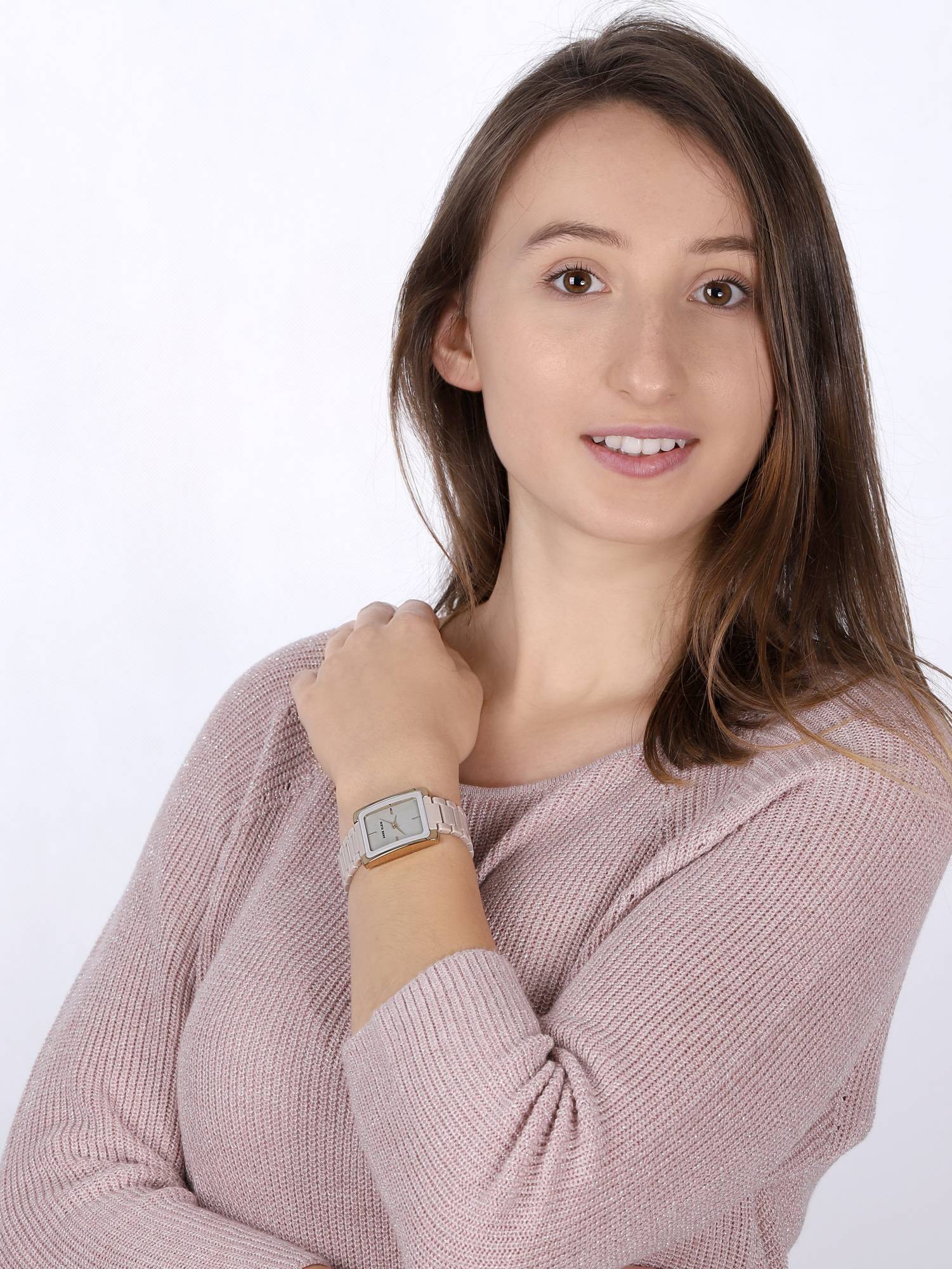 zegarek Anne Klein AK-2952TNGB złoty Bransoleta - miniatura 2