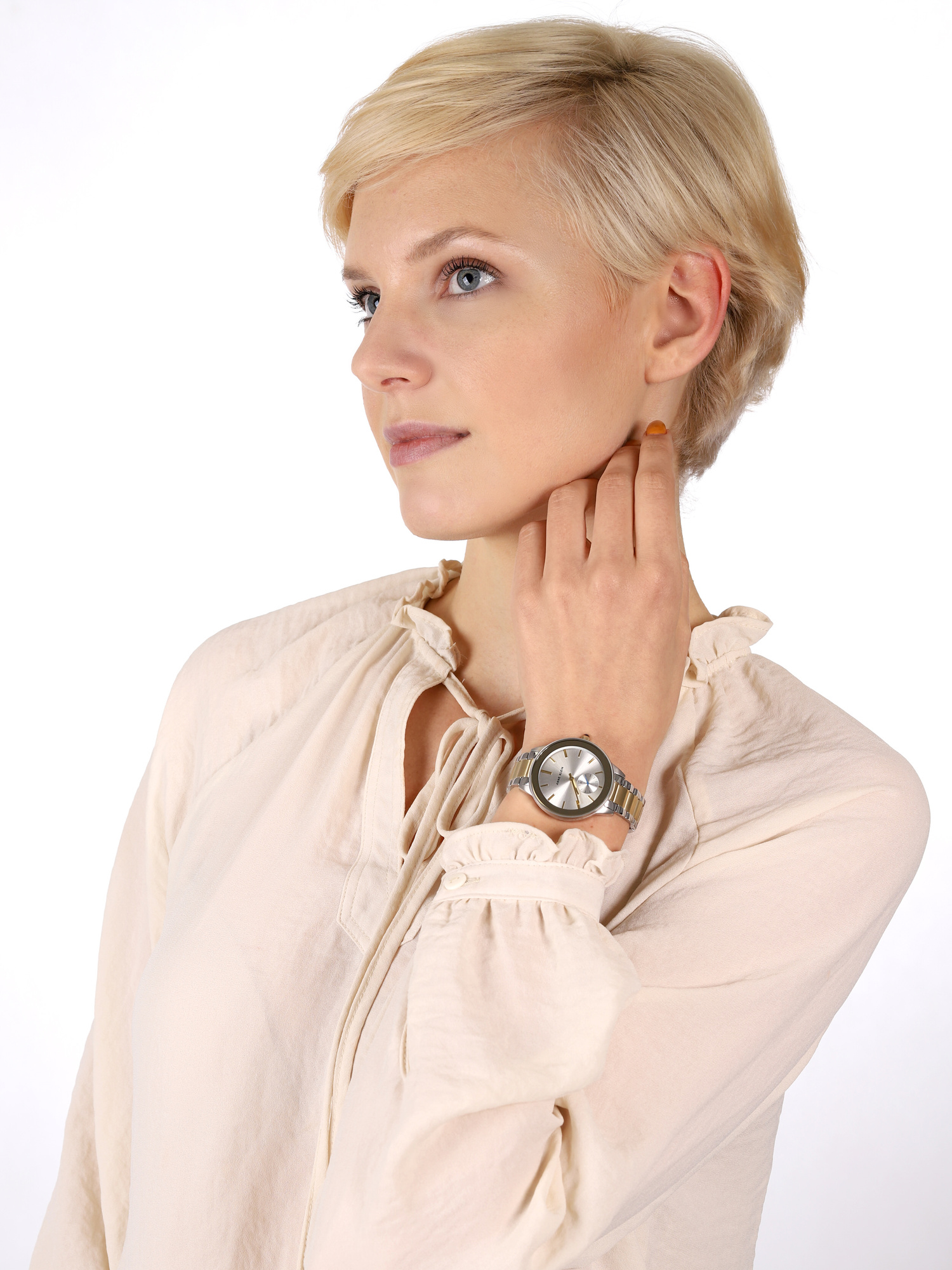 zegarek Anne Klein AK-2979SVTT kwarcowy damski Bransoleta - miniatura 2