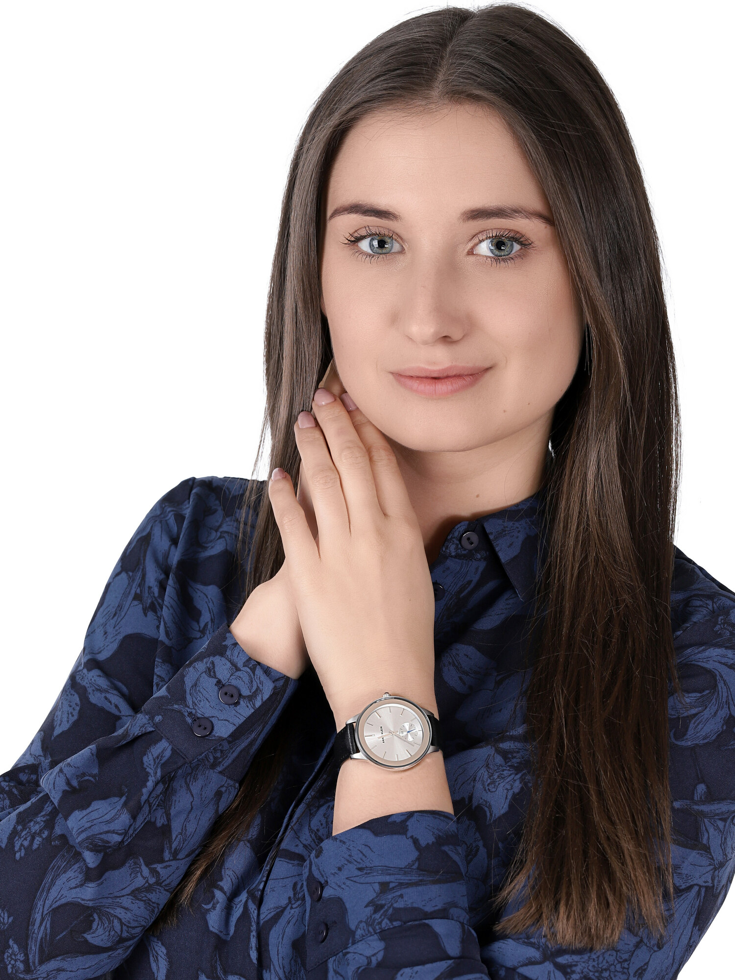 zegarek Anne Klein AK-2981SVBK kwarcowy damski Pasek - miniatura 2