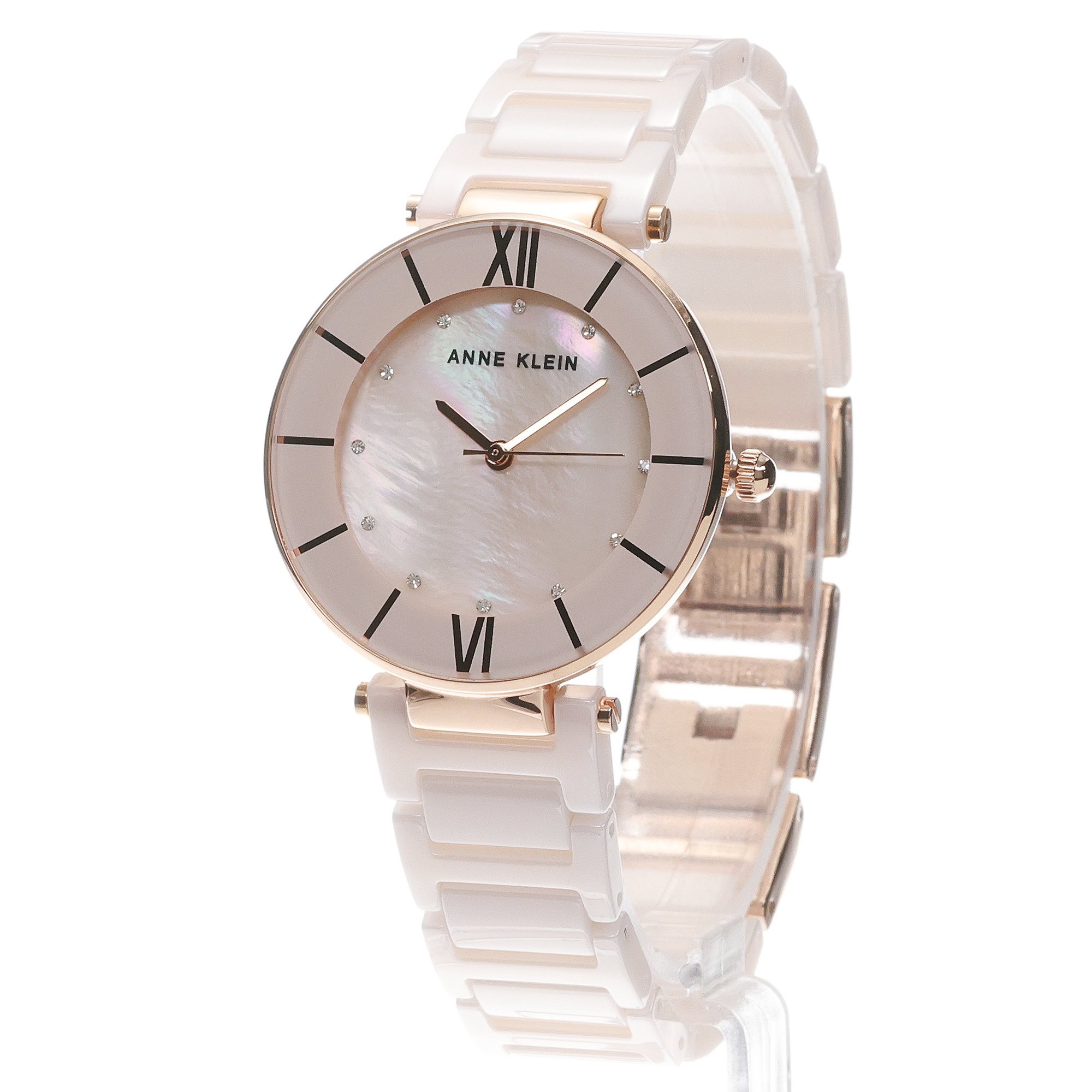 zegarek Anne Klein AK-3266LPRG różowe złoto Bransoleta - miniatura 2