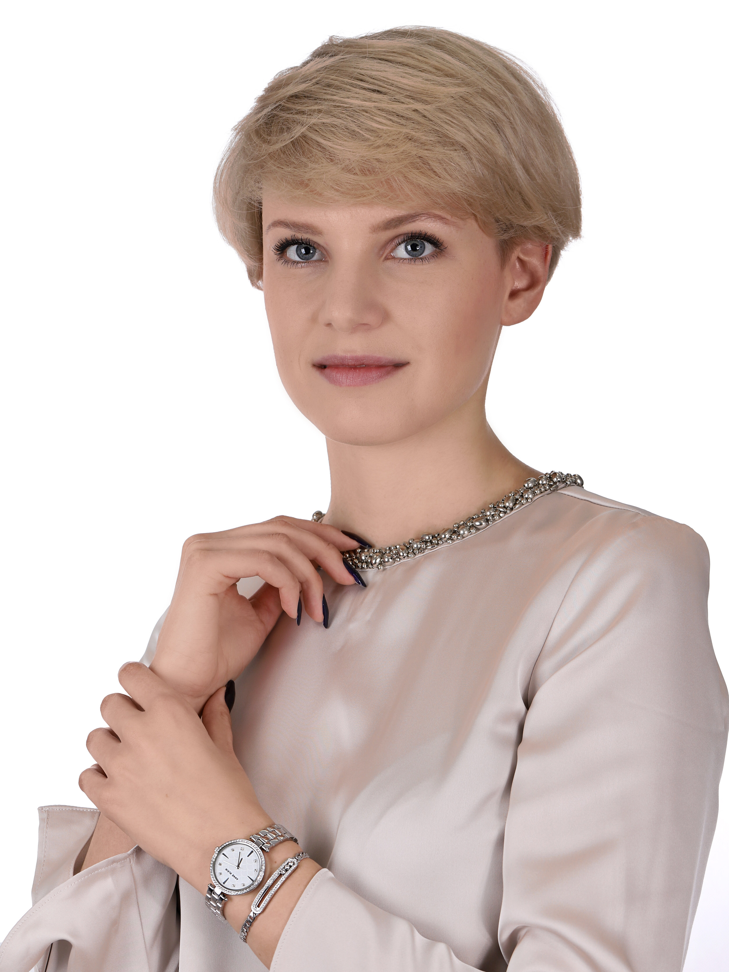 zegarek Anne Klein AK-3559SVST kwarcowy damski Bransoleta - miniatura 2