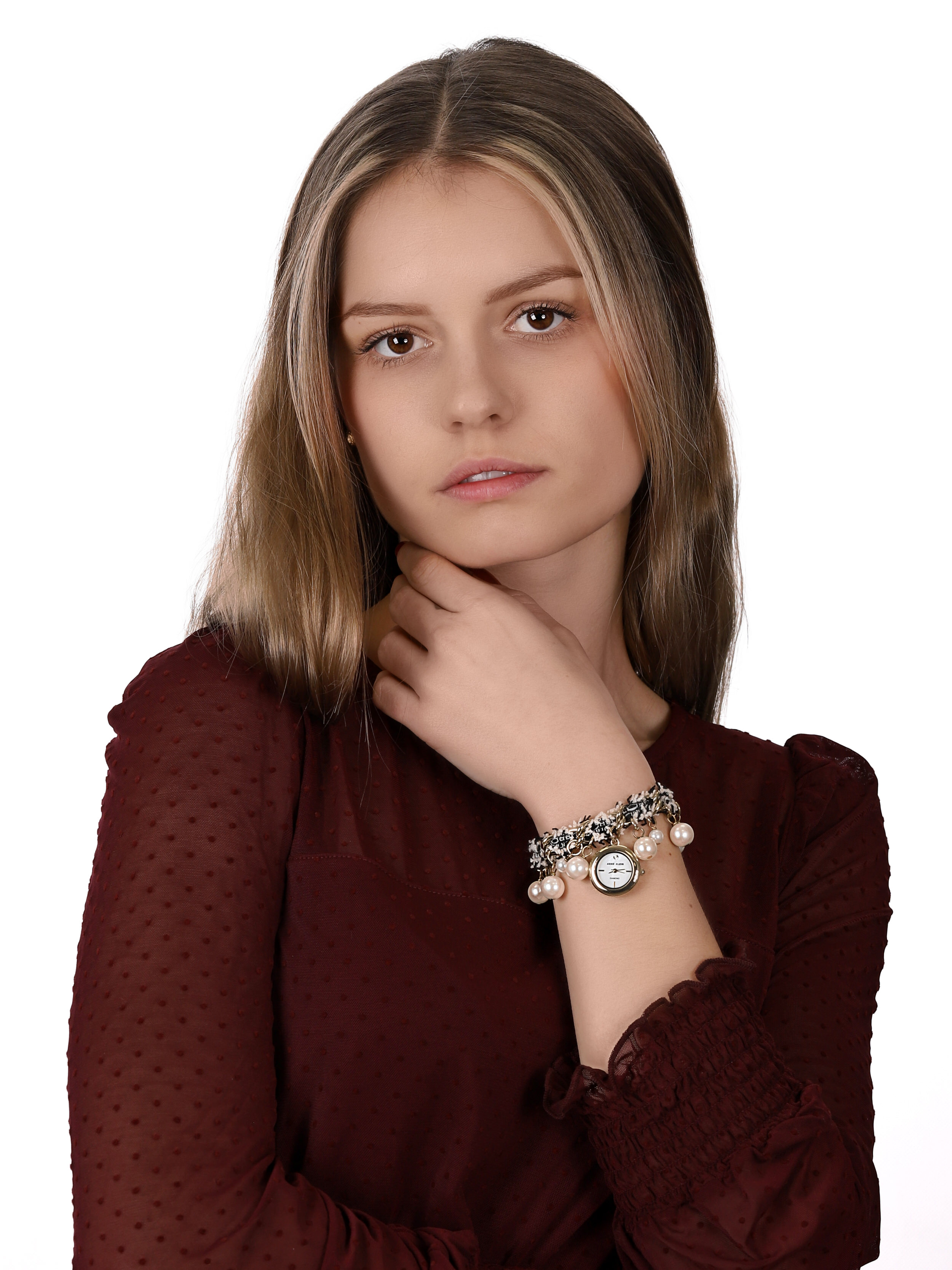 zegarek Anne Klein AK-3596GPCH kwarcowy damski Bransoleta - miniatura 2