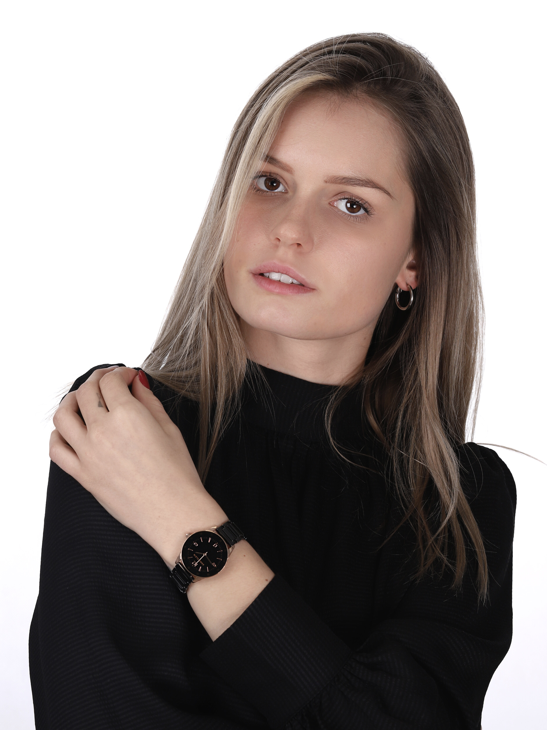 zegarek Anne Klein AK-3658RGBK kwarcowy damski Bransoleta - miniatura 2
