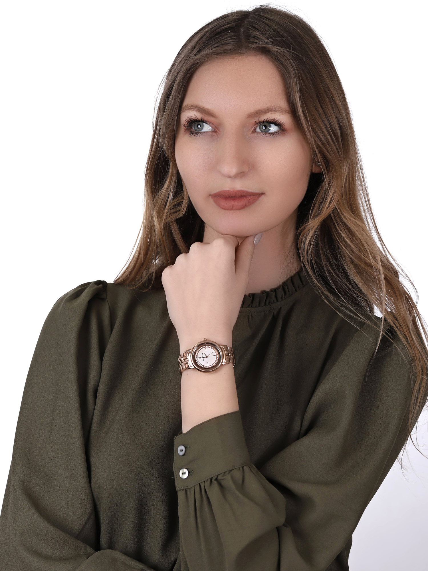 zegarek Anne Klein AK-3692MPRG kwarcowy damski Bransoleta - miniatura 2