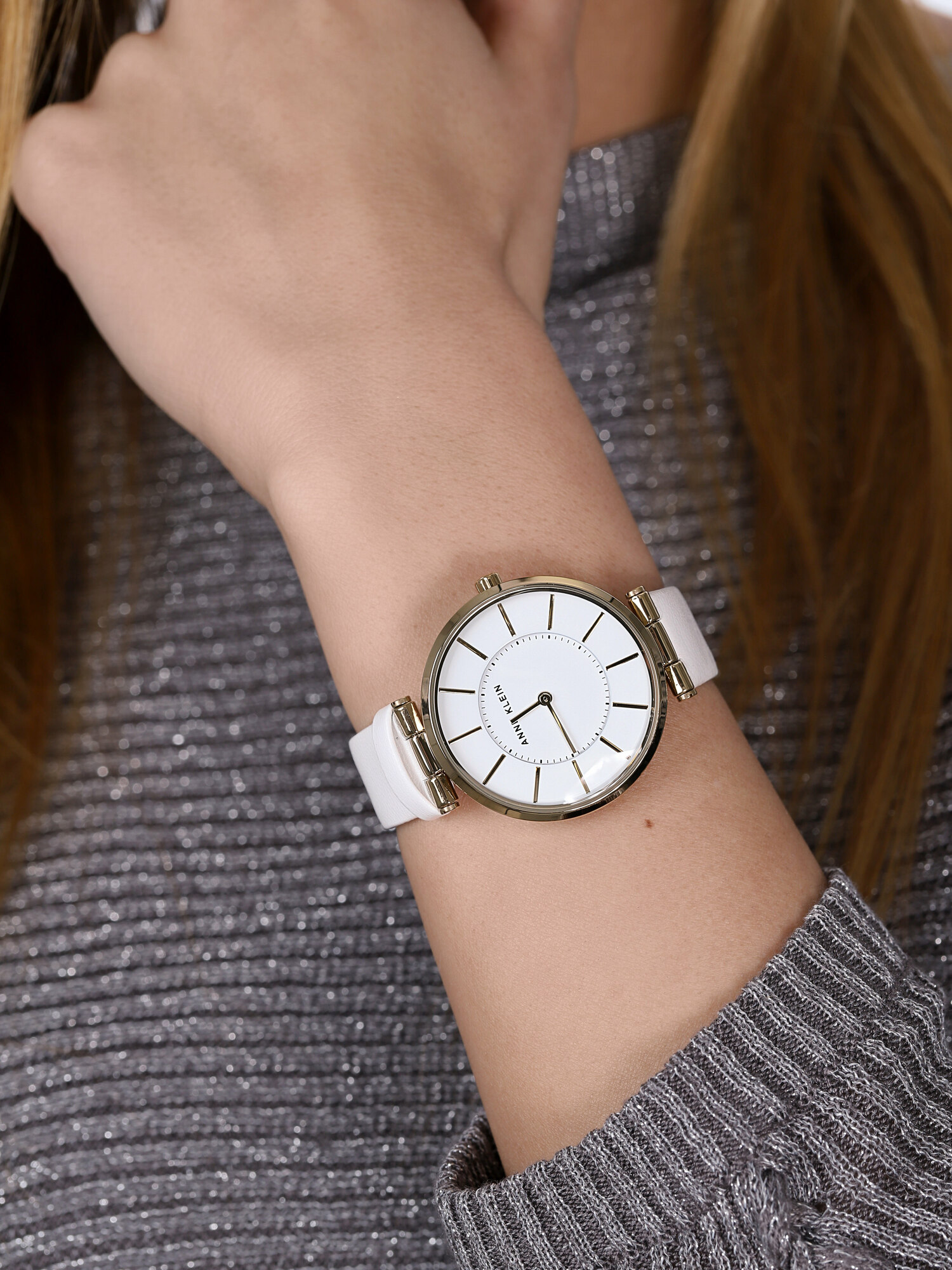 zegarek Anne Klein AK-3696WTWT kwarcowy damski Pasek - miniatura 3