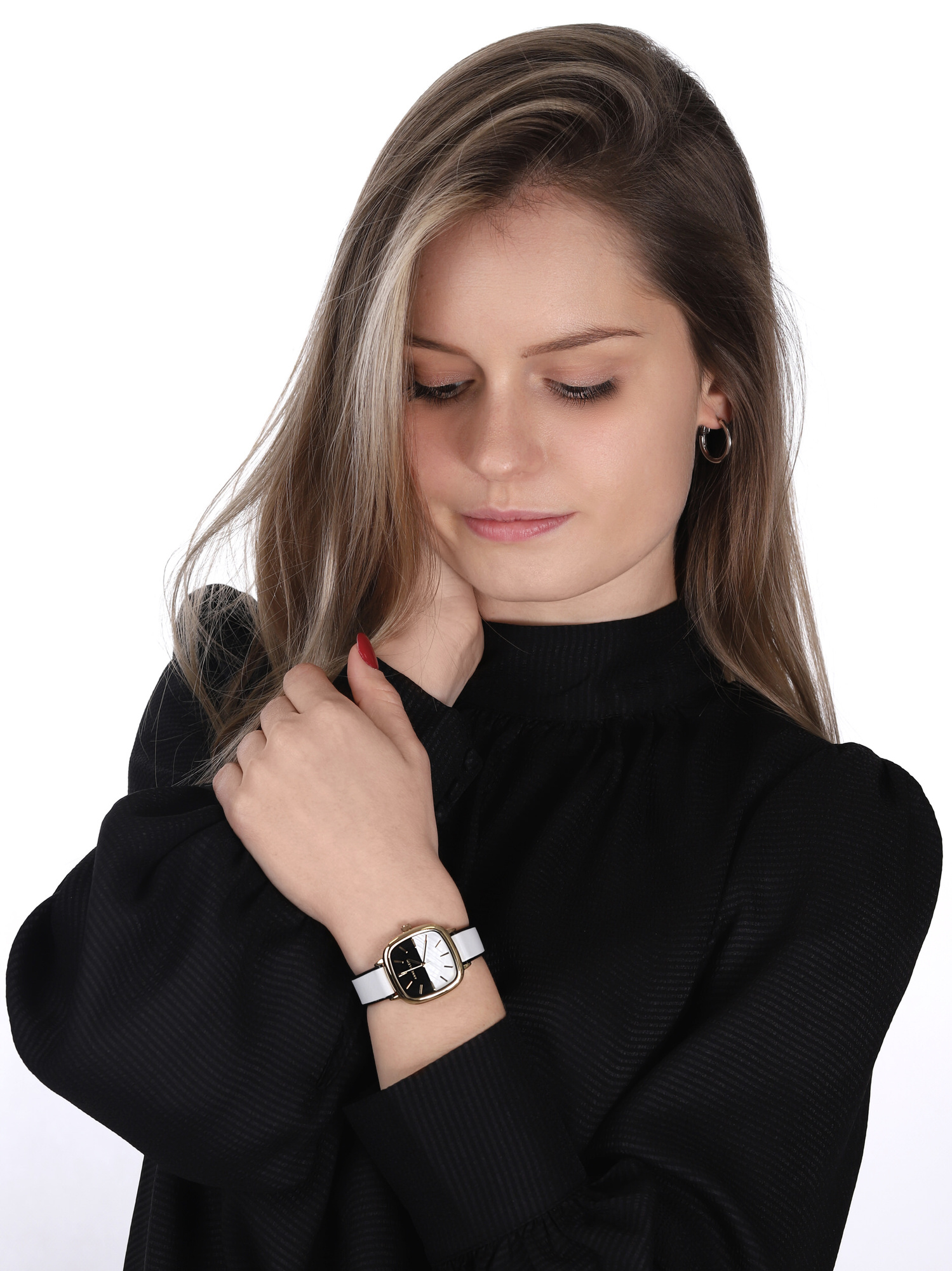zegarek Anne Klein AK-3708WTBK kwarcowy damski Pasek - miniatura 2