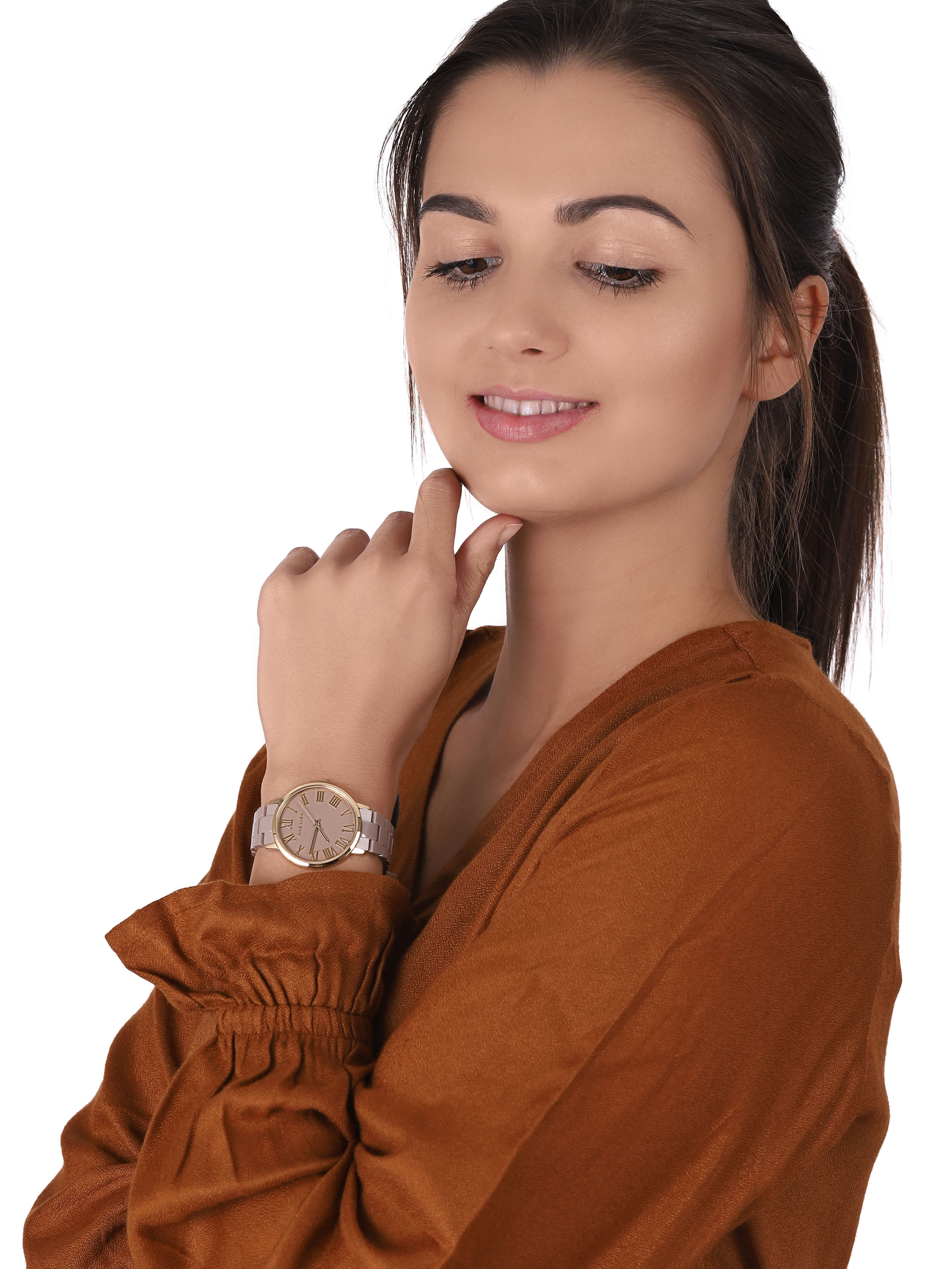 zegarek Anne Klein AK-3718TNGB kwarcowy damski Bransoleta - miniatura 2