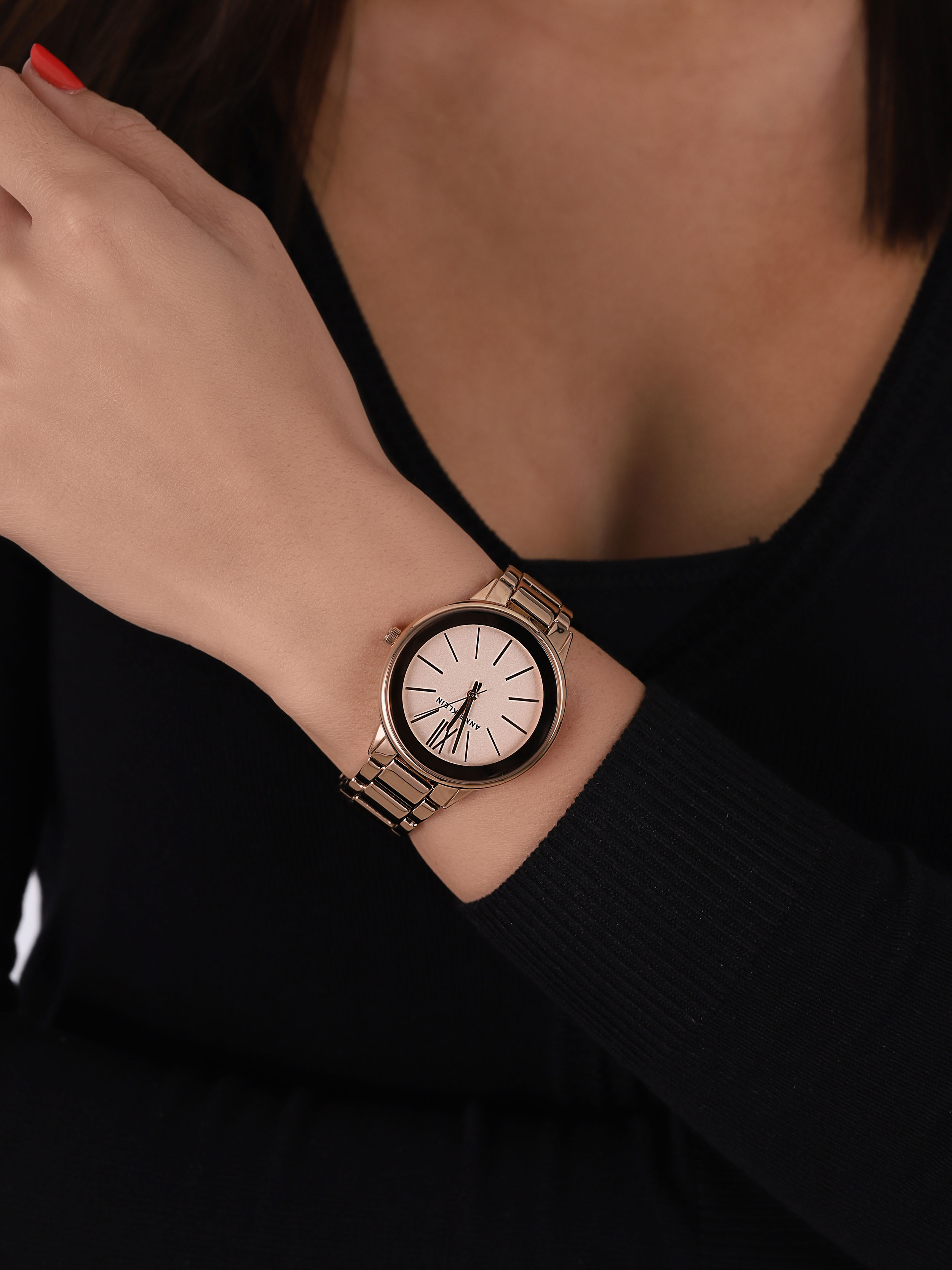 zegarek Anne Klein AK-3750RGRG kwarcowy damski Bransoleta - miniatura 4