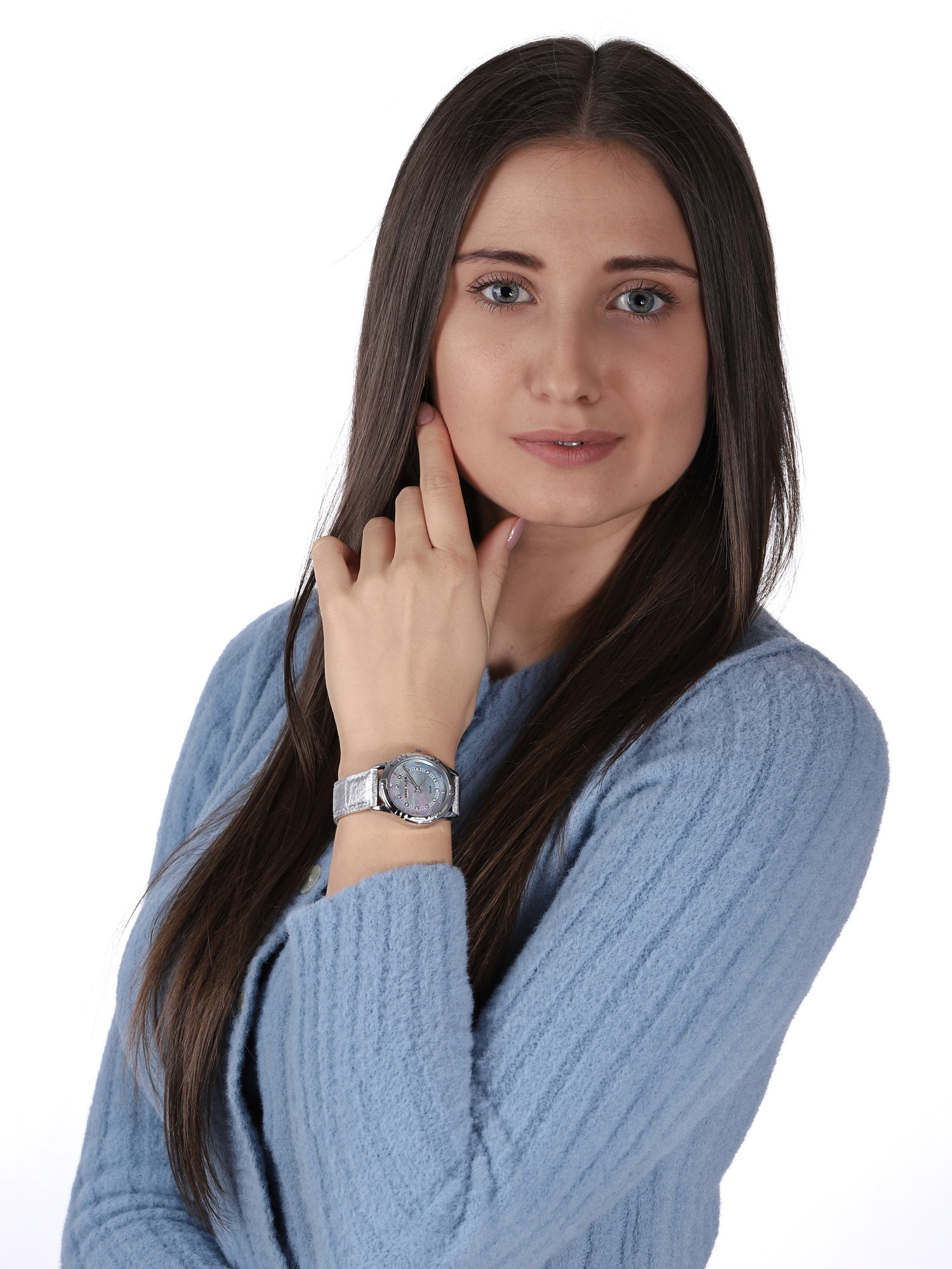 zegarek Anne Klein AK-3767MPSI solar damski Pasek - miniatura 2