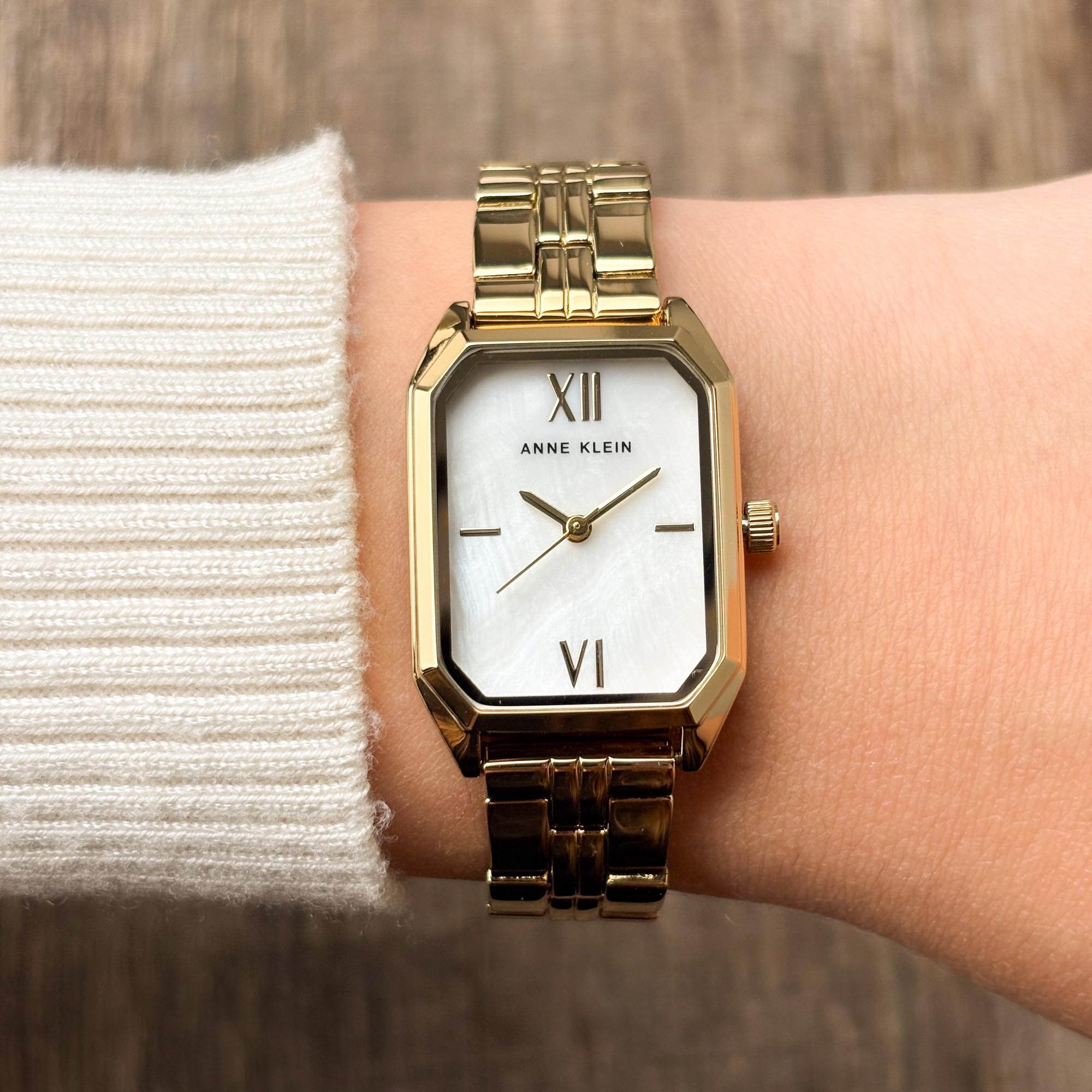 zegarek Anne Klein AK-3774MPGB złoty Bransoleta - miniatura 7