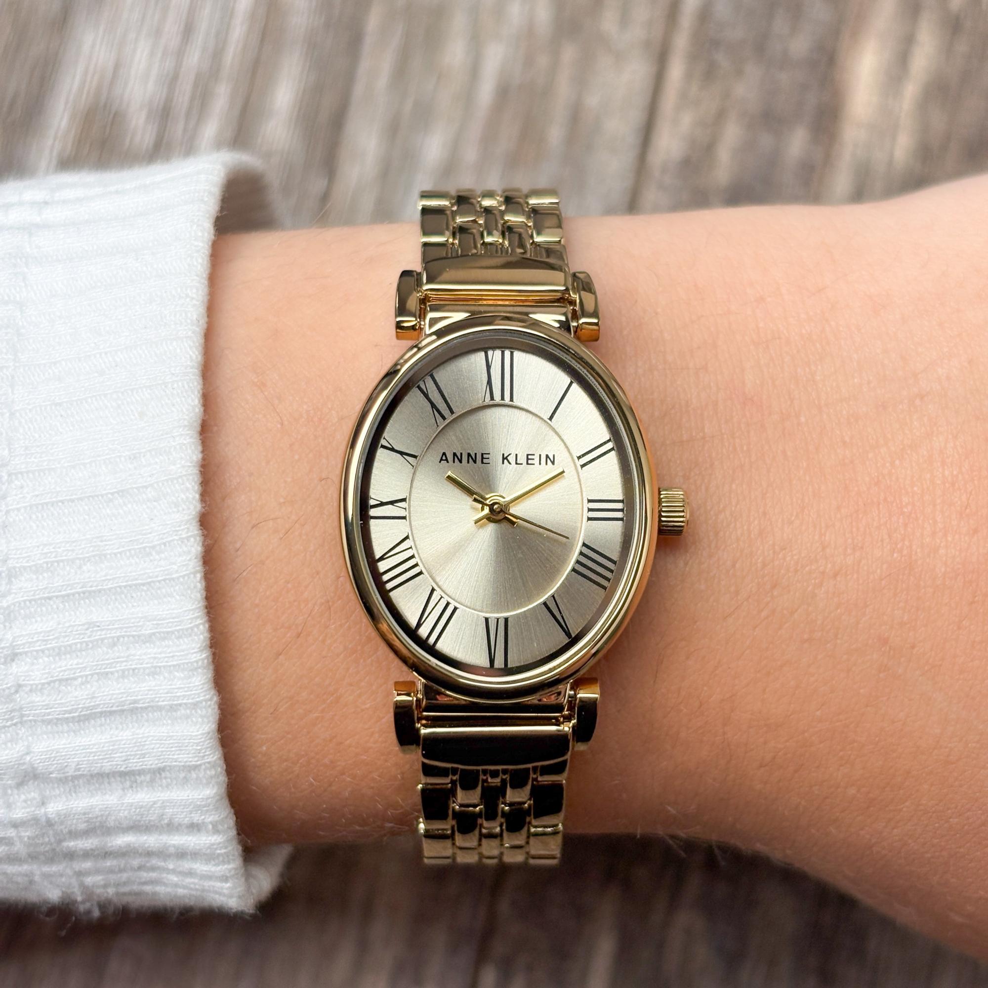 zegarek Anne Klein AK-5328CHGB złoty Bransoleta - miniatura 7