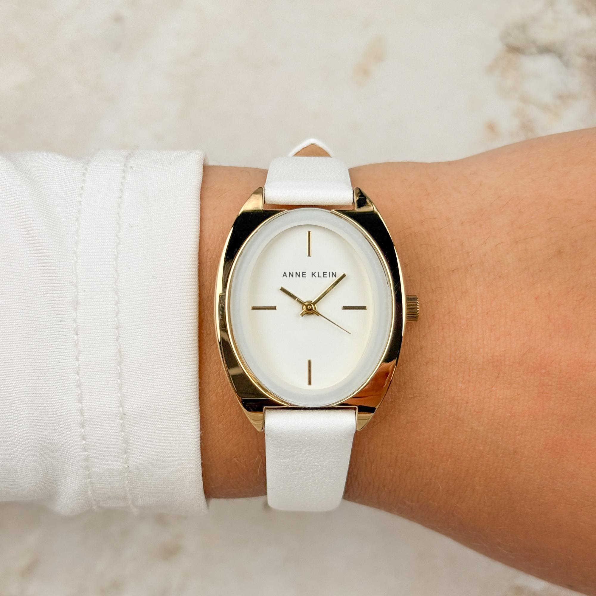 zegarek Anne Klein AK-5388GPWT złoty Pasek - miniatura 7