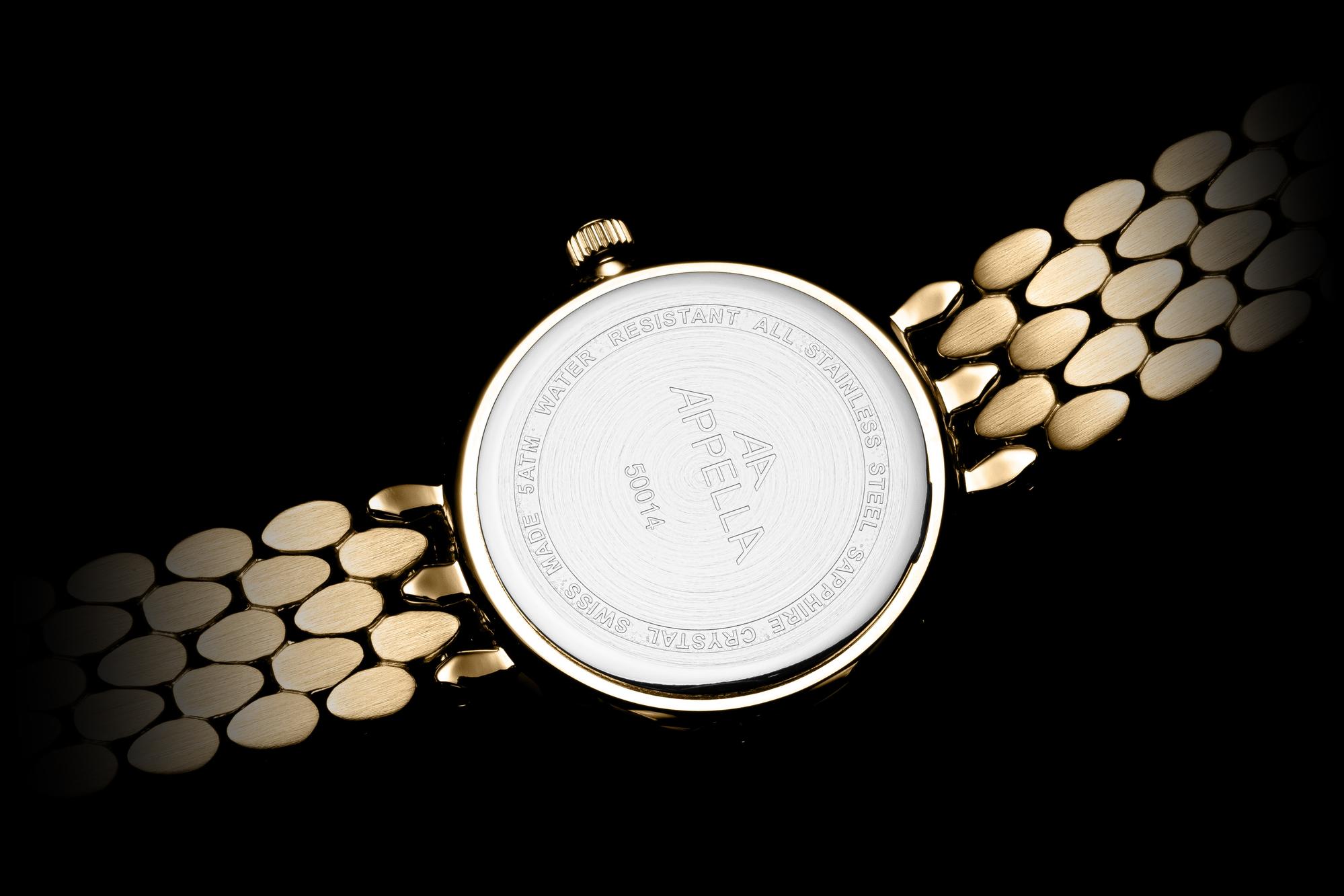 zegarek Appella L500141173DQ złoty Diamonds - miniatura 10