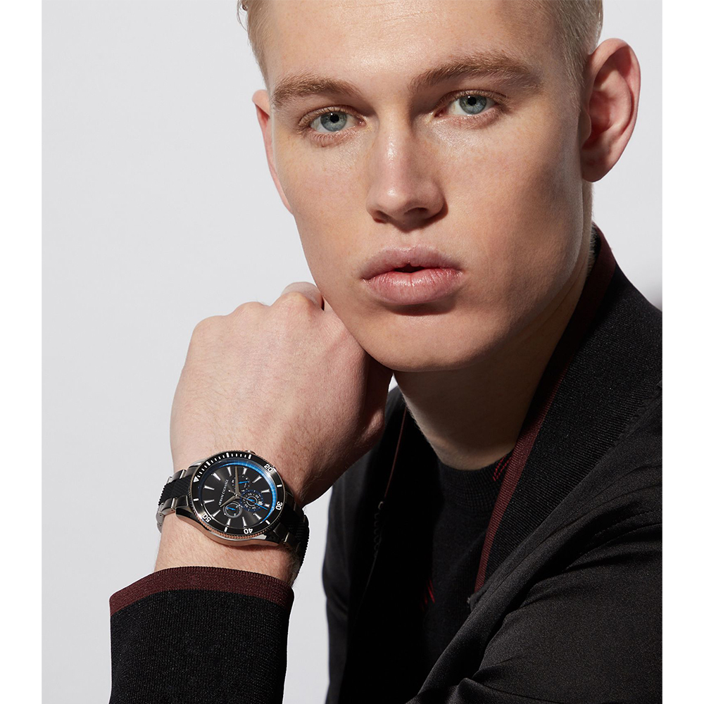 zegarek Armani Exchange AX1831 męski z chronograf Fashion - miniatura 3