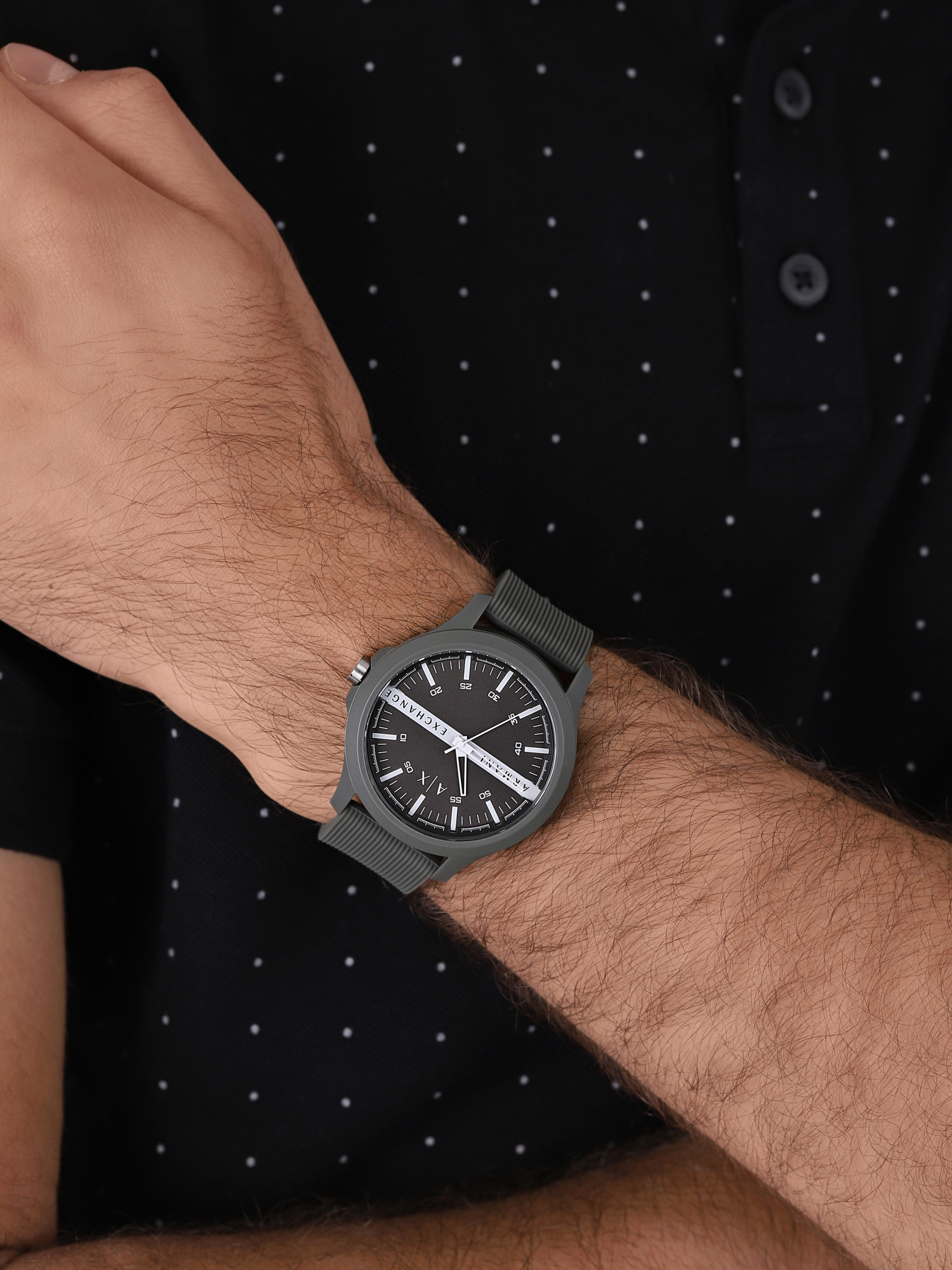 zegarek Armani Exchange AX2423 kwarcowy męski Fashion HAMPTON - miniatura 5