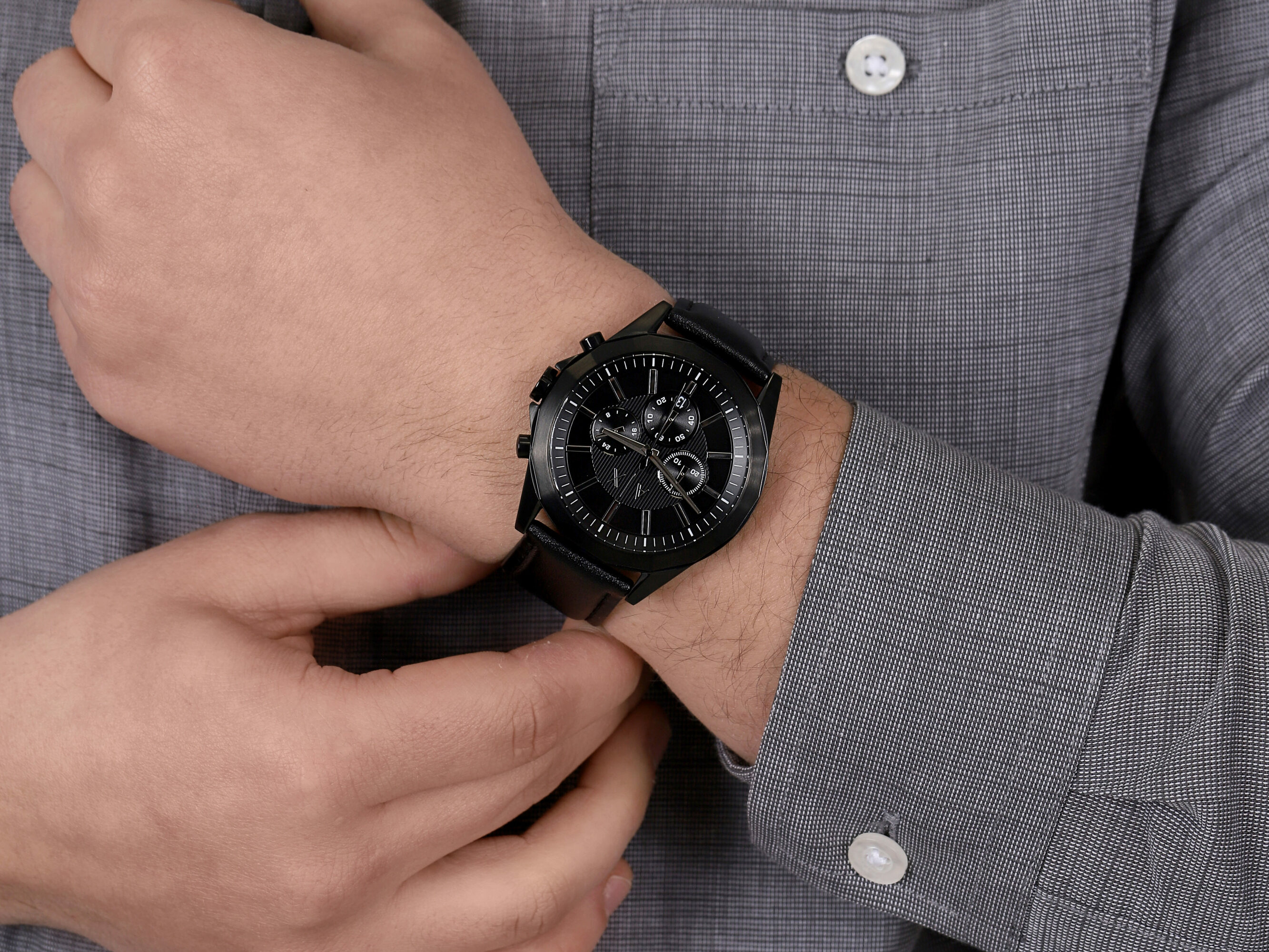 zegarek Armani Exchange AX2627 DREXLER męski z chronograf Fashion - miniatura 4