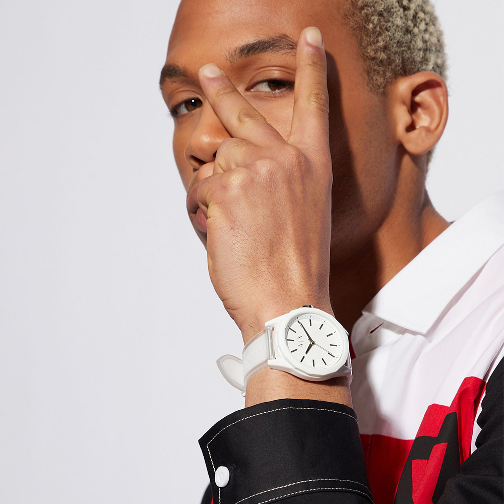 Armani Exchange AX2630 zegarek biały klasyczny Fashion pasek - miniatura 5