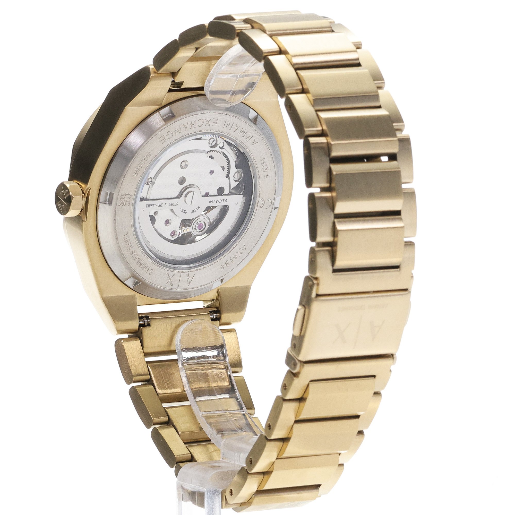 zegarek Armani Exchange AX4194 złoty Fashion - miniatura 4