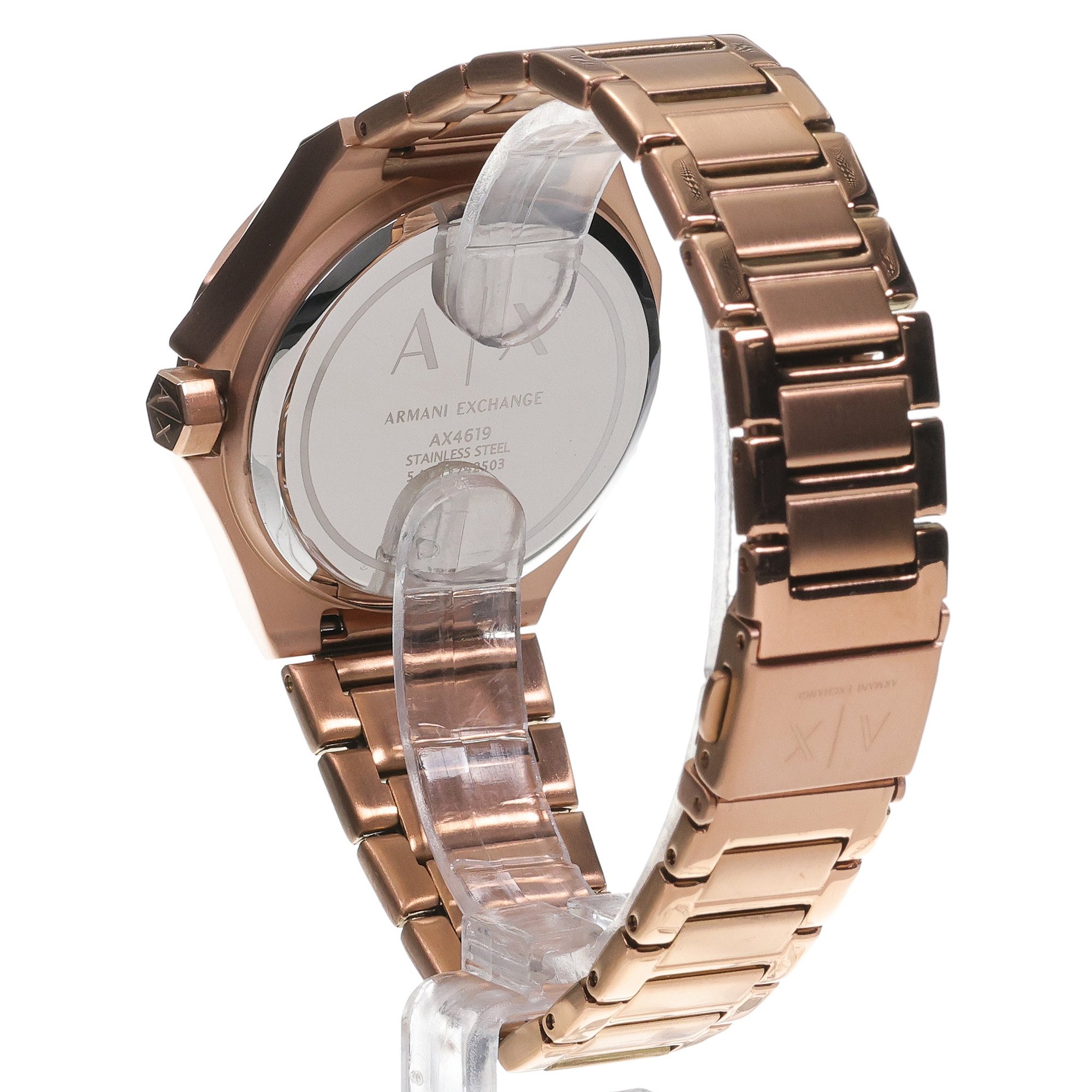 zegarek Armani Exchange AX4619 automatyczny damski Armani Exchange Andrea Automatic - miniatura 4