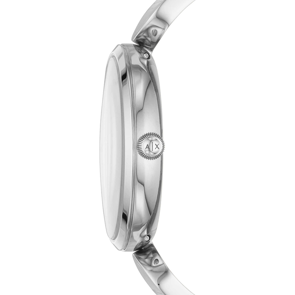 Armani Exchange AX5327 zegarek srebrny klasyczny Fashion bransoleta - miniatura 5