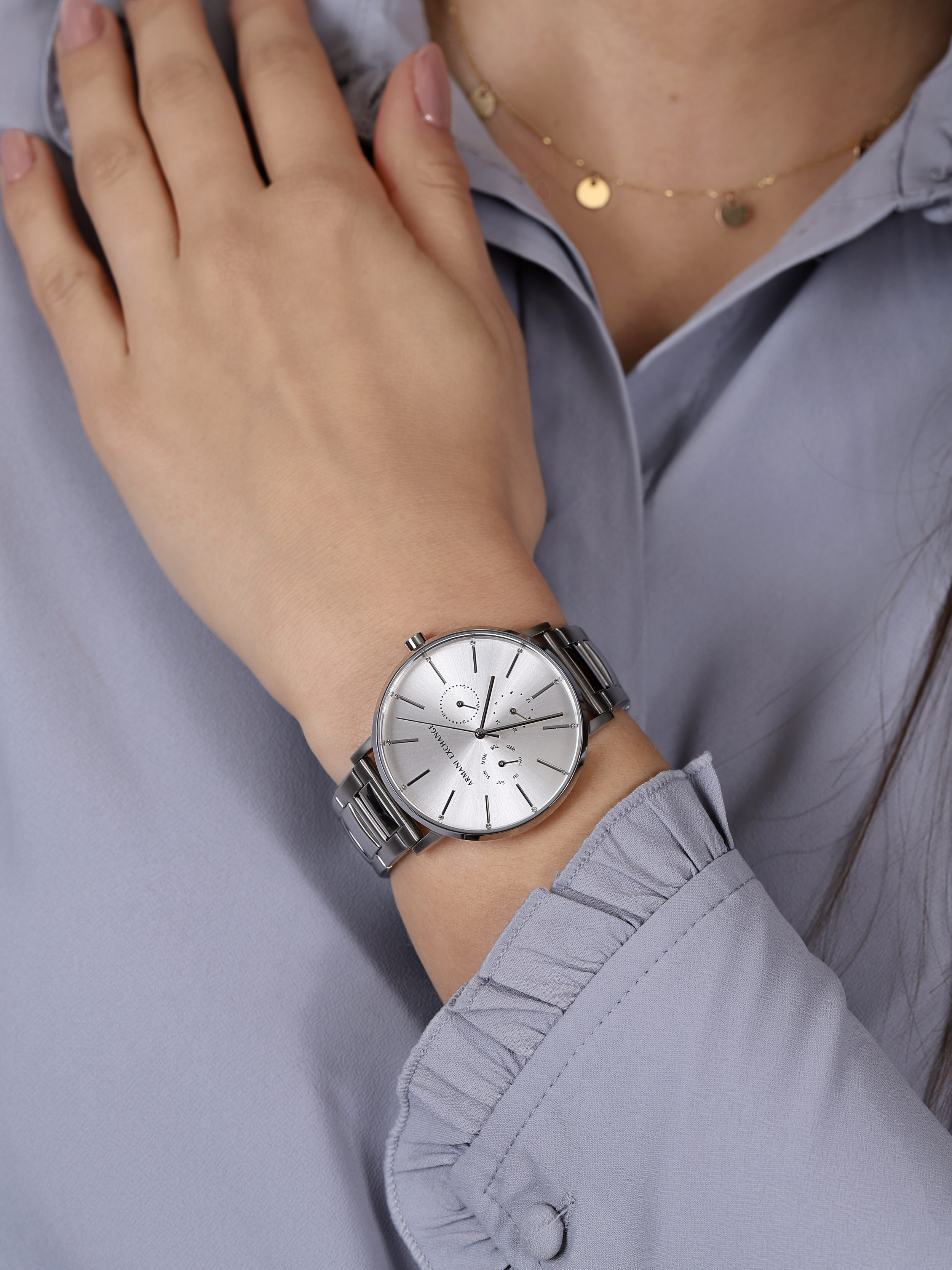 zegarek Armani Exchange AX5551 kwarcowy damski Fashion Lola - miniatura 3