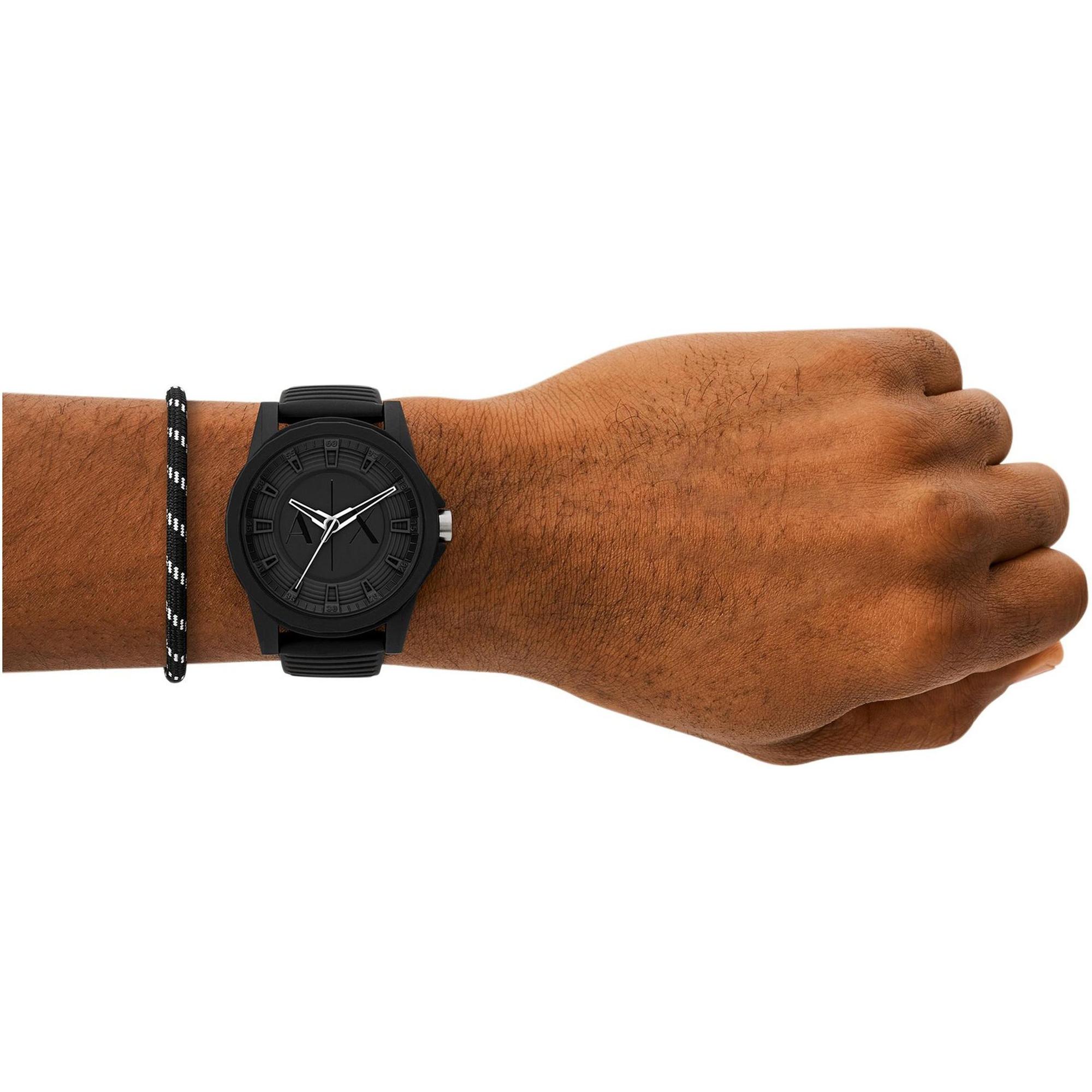 zegarek Armani Exchange AX7159SET czarny Fashion - miniatura 5