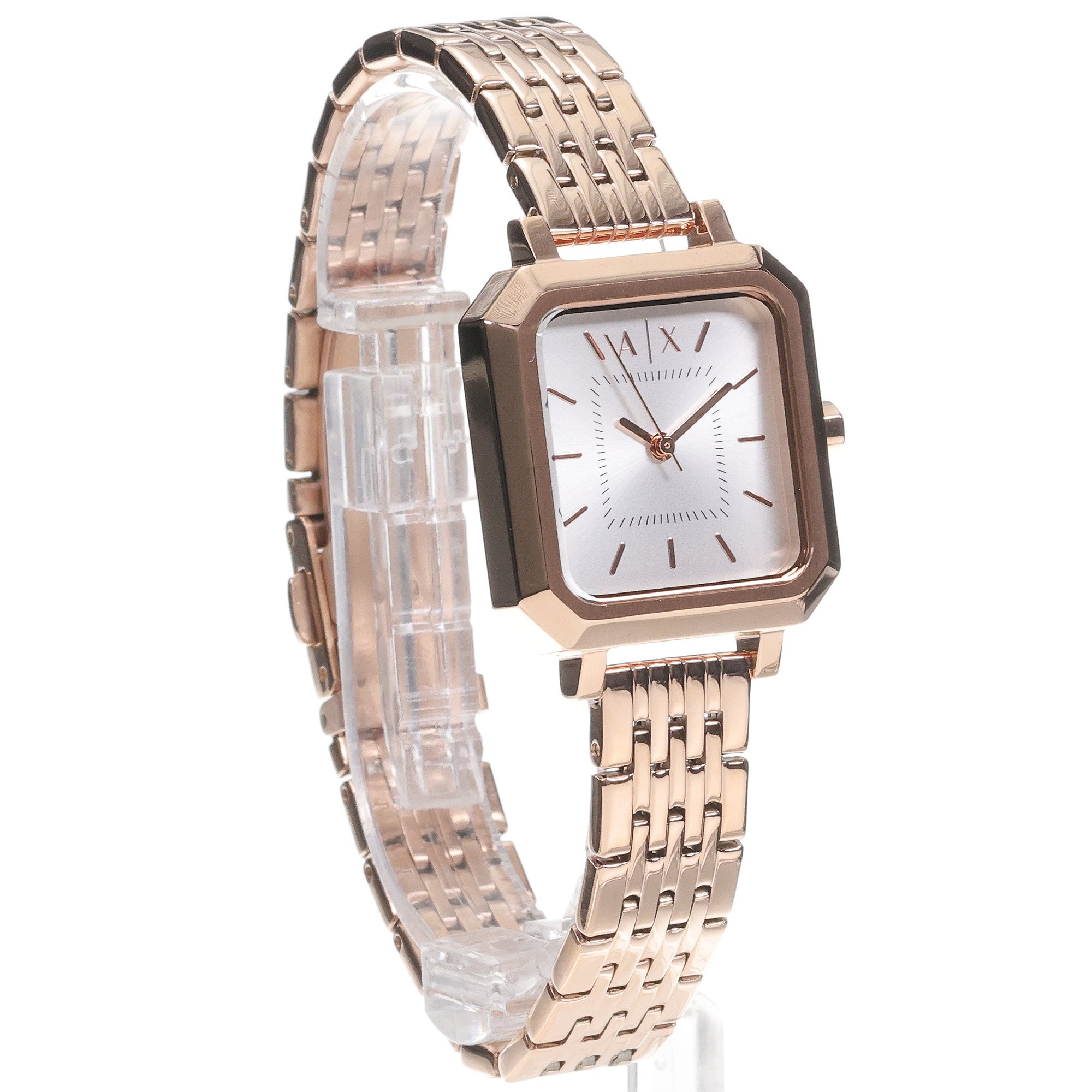 zegarek Armani Exchange AX7164SET kwarcowy Armani Exchange Rose Gold Stainless Steel Gift Set 26mm - miniatura 3