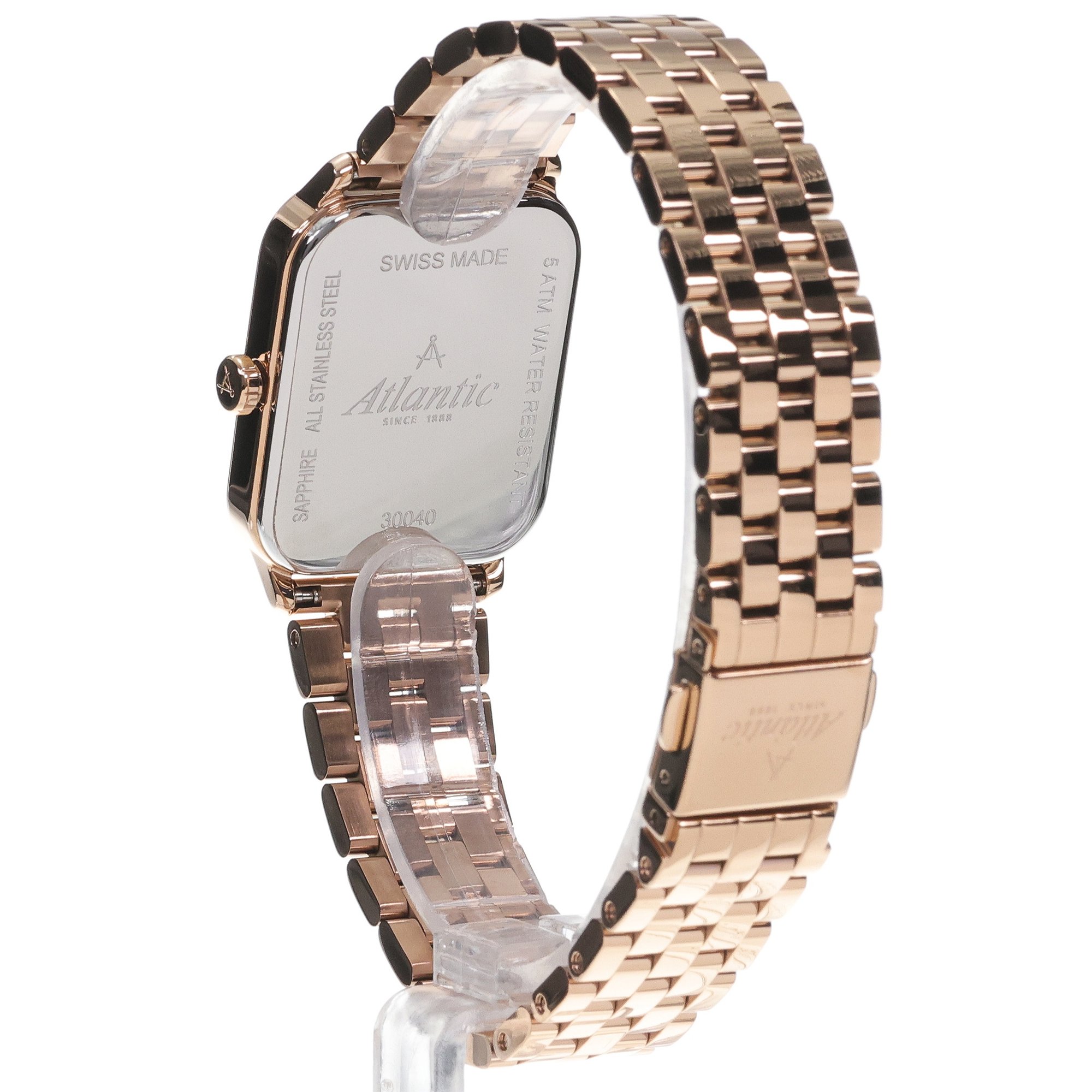 zegarek Atlantic 300404418MB różowe złoto Elegance