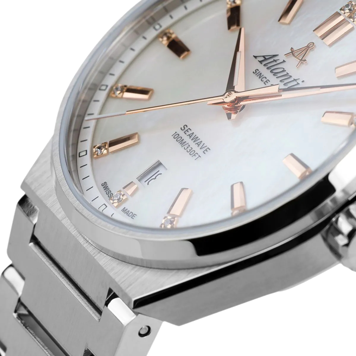 zegarek Atlantic 393654101R srebrny Seawave
