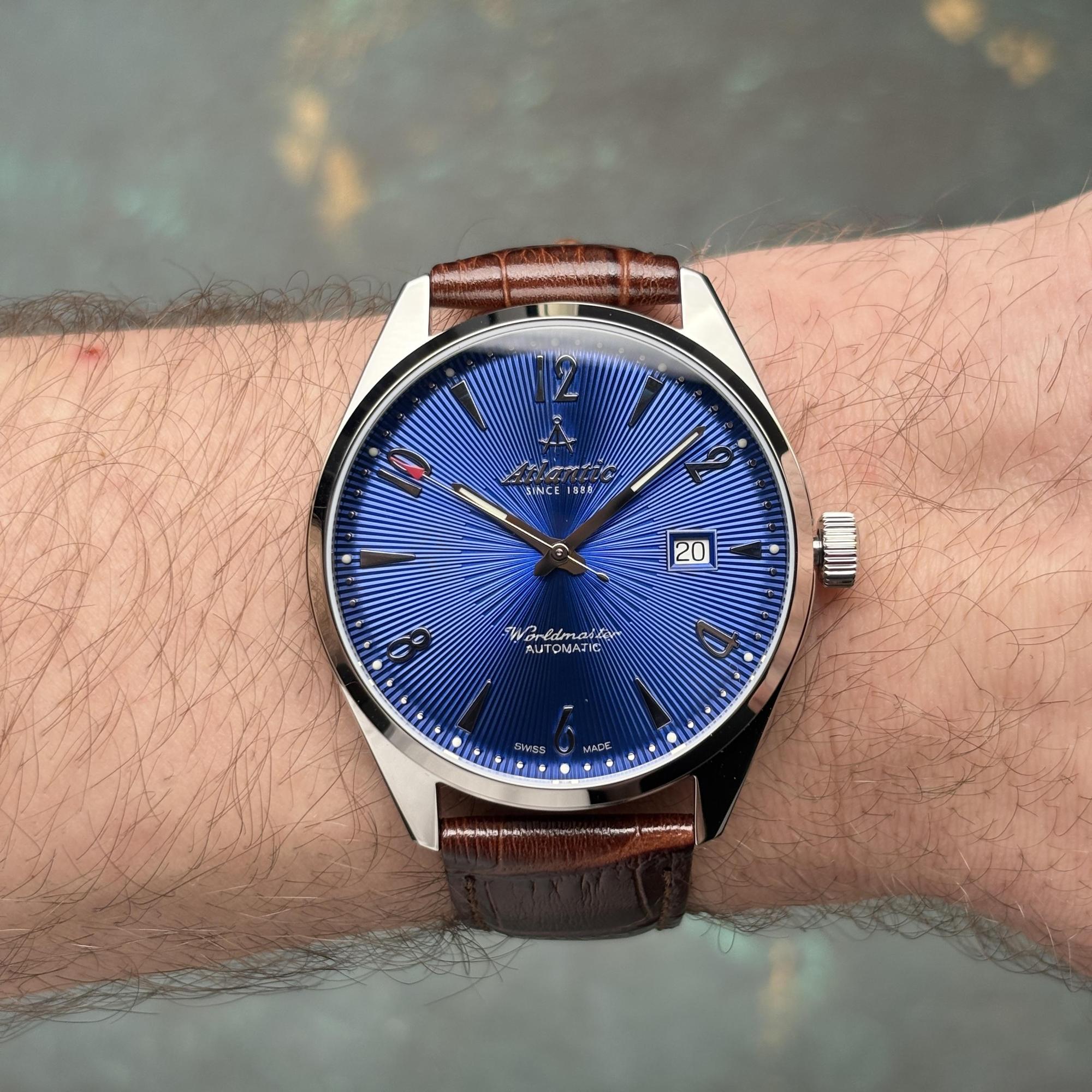 zegarek Atlantic 517524155S automatyczny męski Worldmaster Worldmaster Automatic - miniatura 6