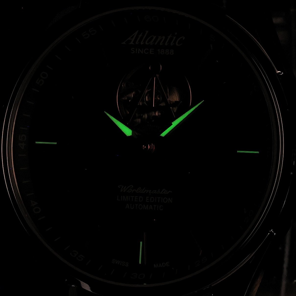 zegarek Atlantic 527804141R automatyczny męski Worldmaster Worldmaster Open Heart Limited Edition - miniatura 5