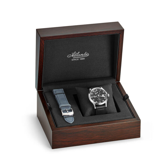 zegarek Atlantic 537814143 automatyczny męski Worldmaster Worldmaster Regulator Automatic - miniatura 3