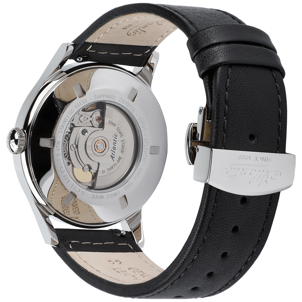 zegarek Atlantic 537814163 Worldmaster Regulator Automatic Worldmaster szafirowe