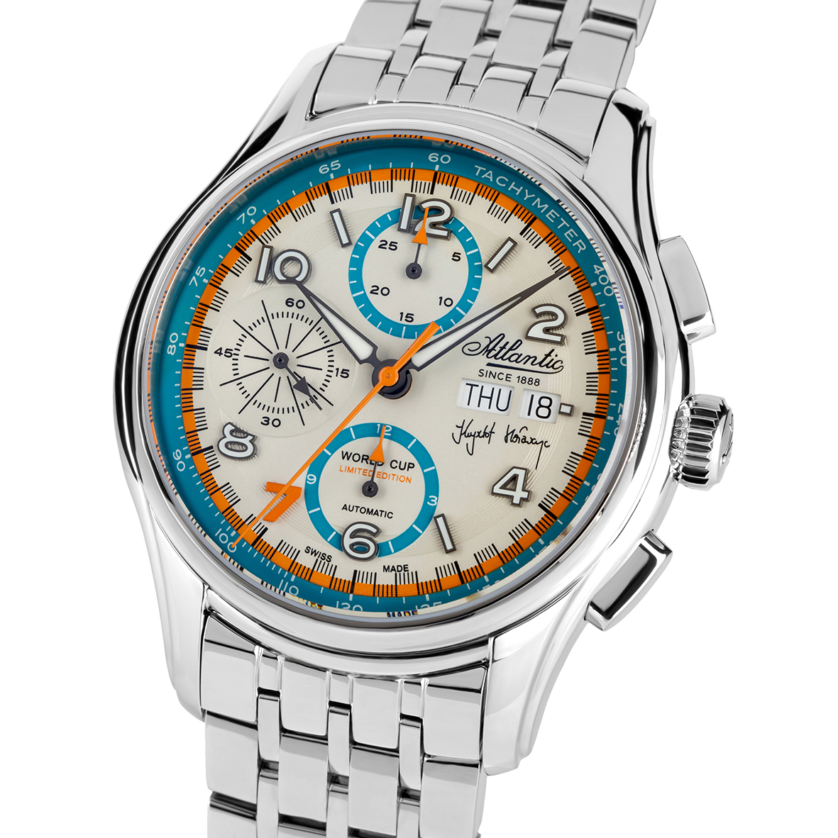 zegarek Atlantic 558584129LE World Cup Limited Edition Worldmaster