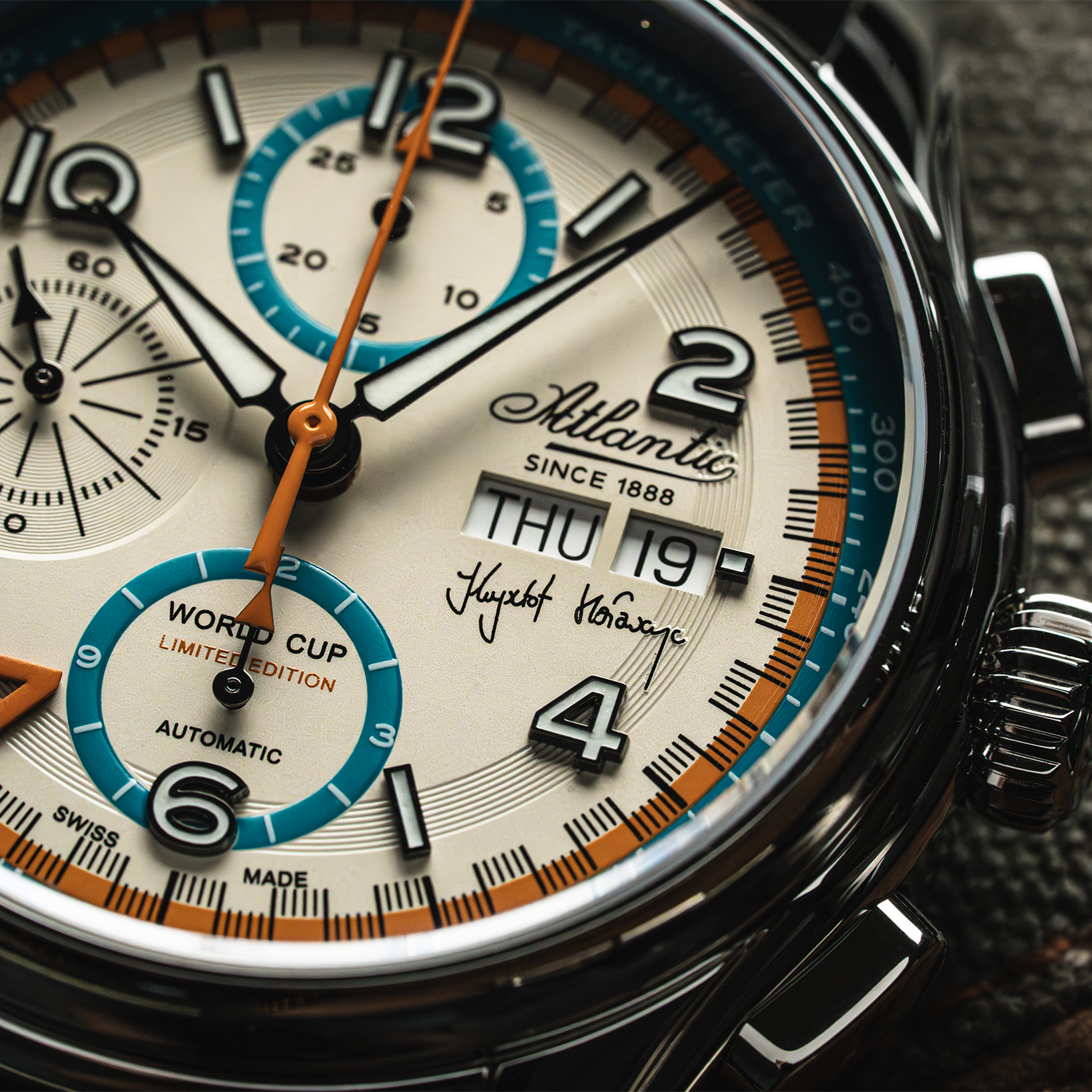 zegarek Atlantic 558584129LE Worldmaster World Cup Limited Edition