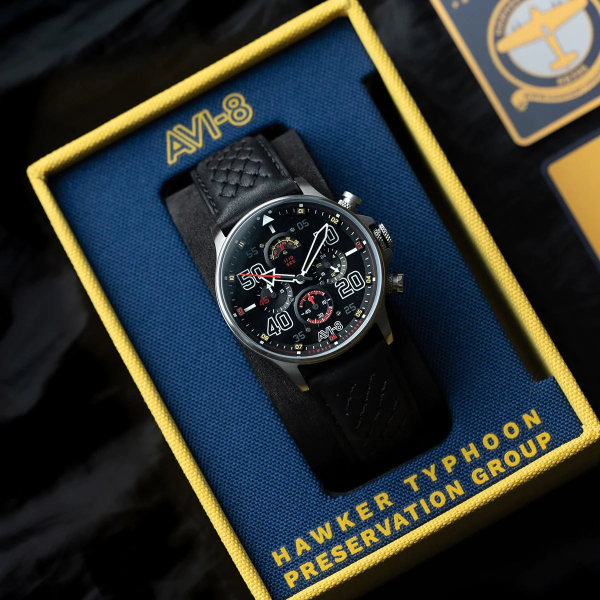 zegarek AV-4093-01 męski z chronograf Hawker Typhoon - miniatura 3