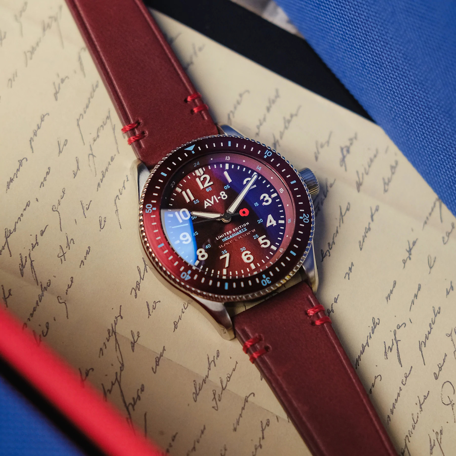 zegarek AV-4099-RBL03 kwarcowy męski Flyboy - miniatura 2