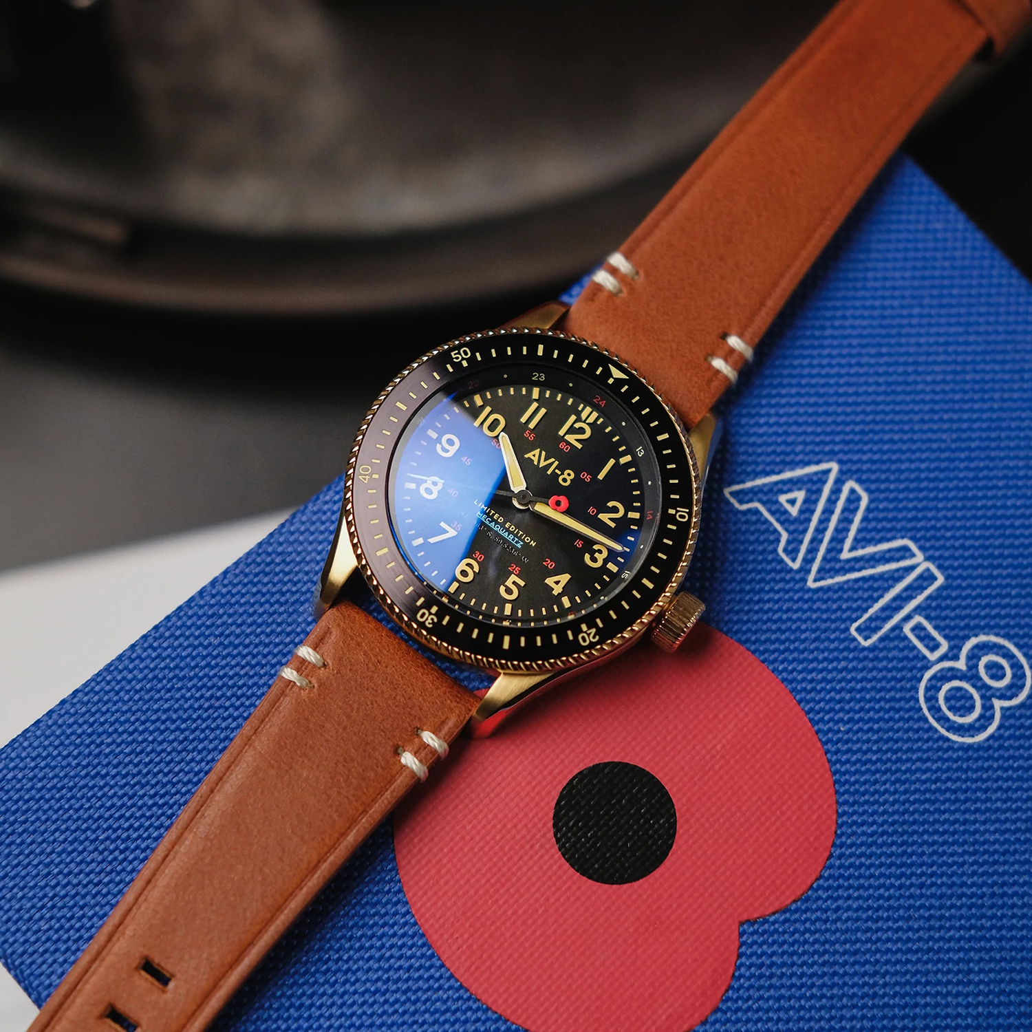 zegarek AV-4099-RBL05 kwarcowy męski Flyboy - miniatura 4